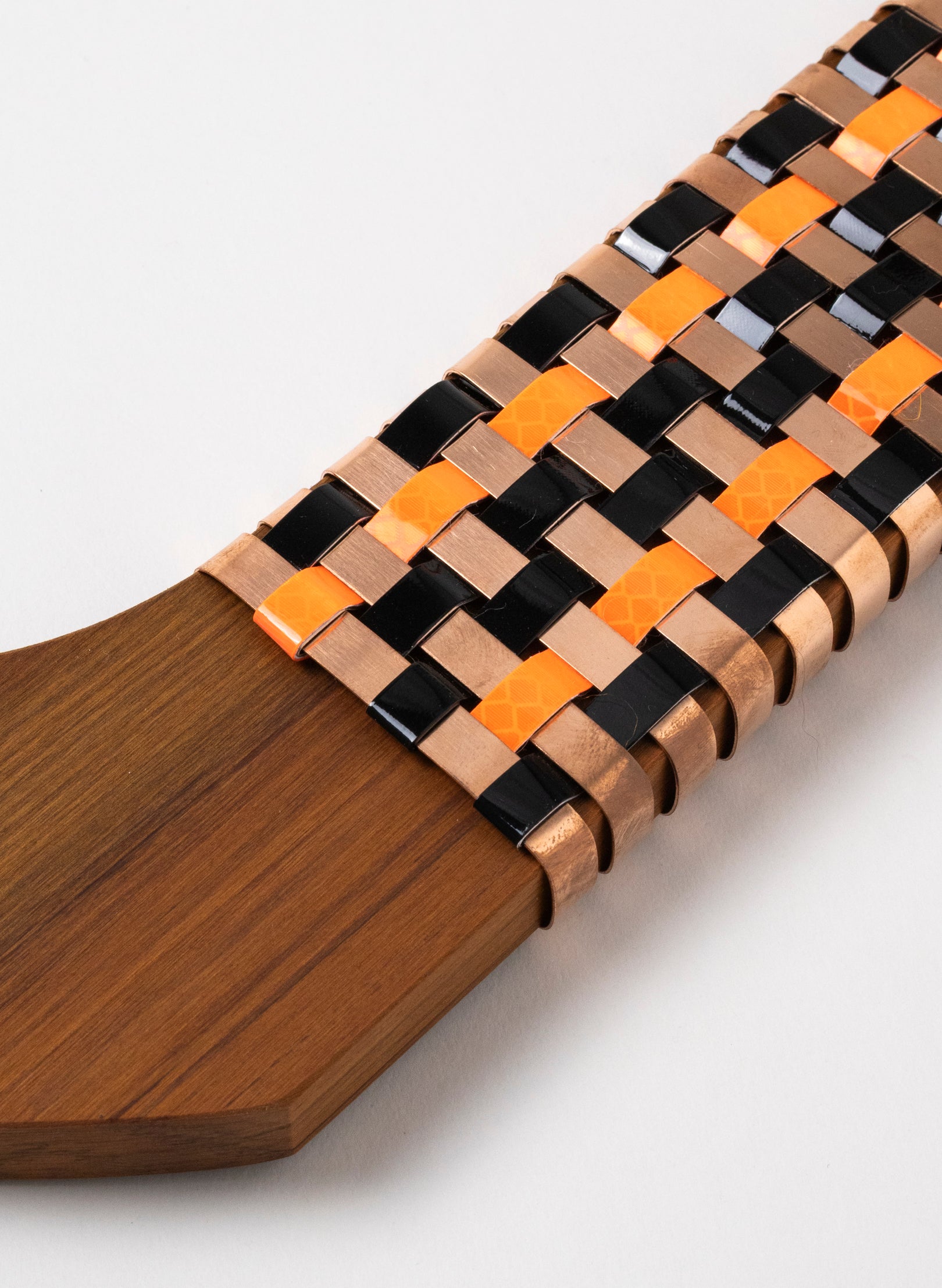 Orange, Black & Copper Wall Waka