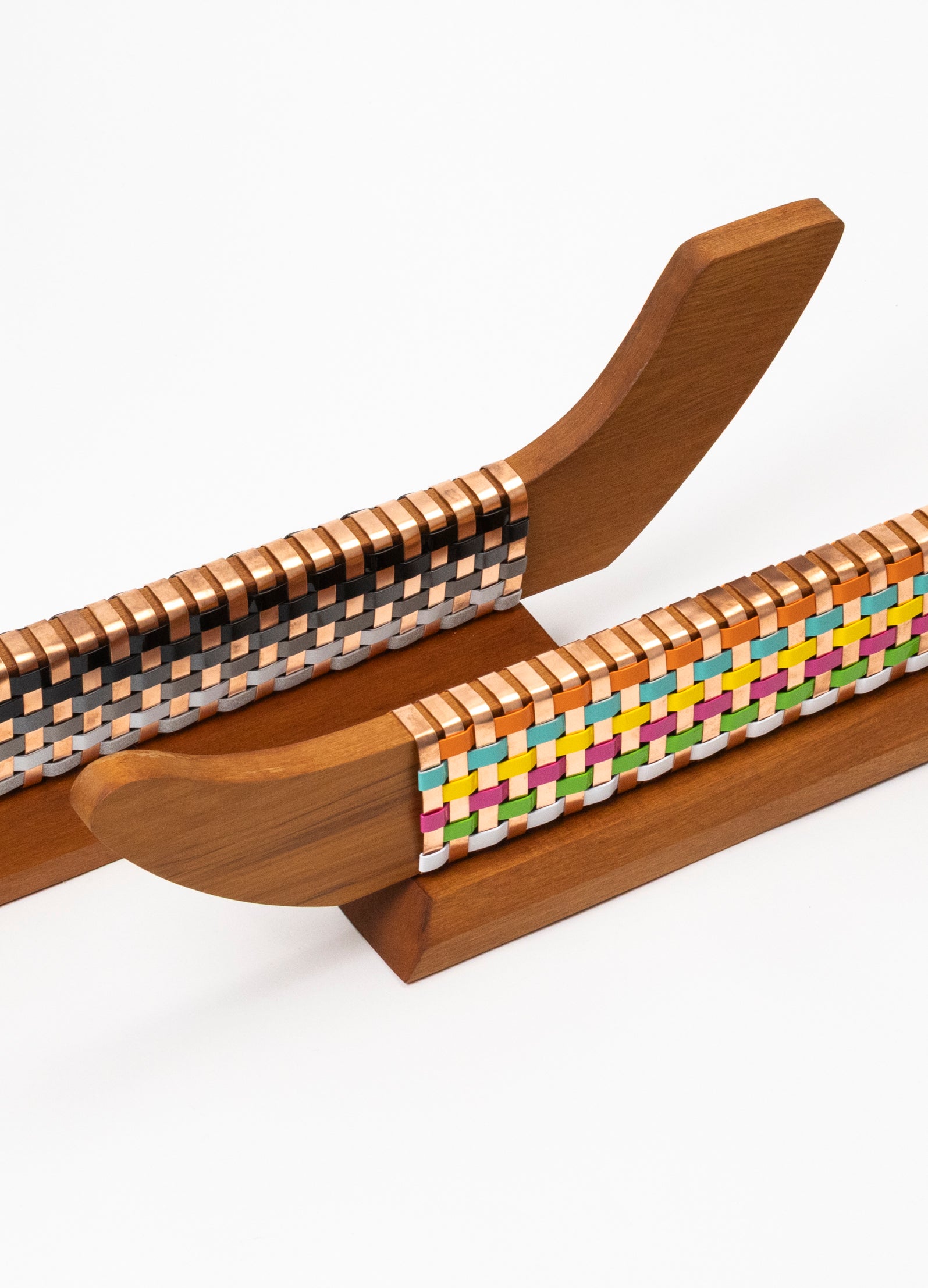 Lolly Colours and Copper Waka on Plinth