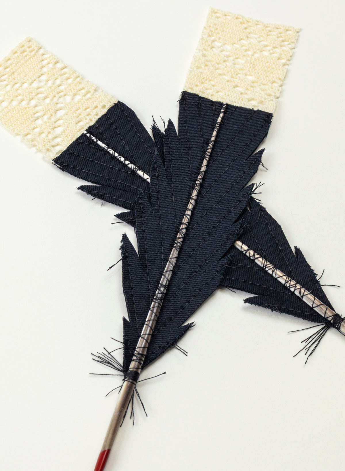 Small X Huia Feathers Framed