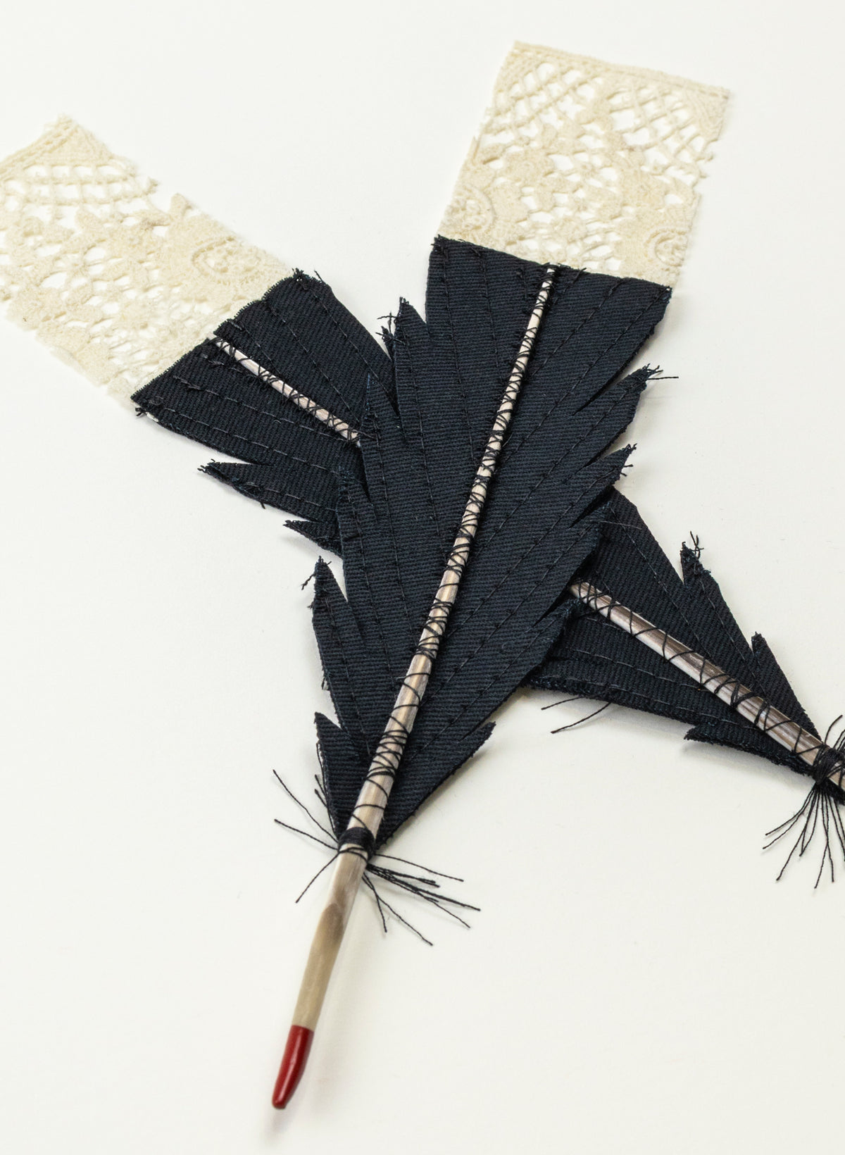 Small X Huia Feathers Framed