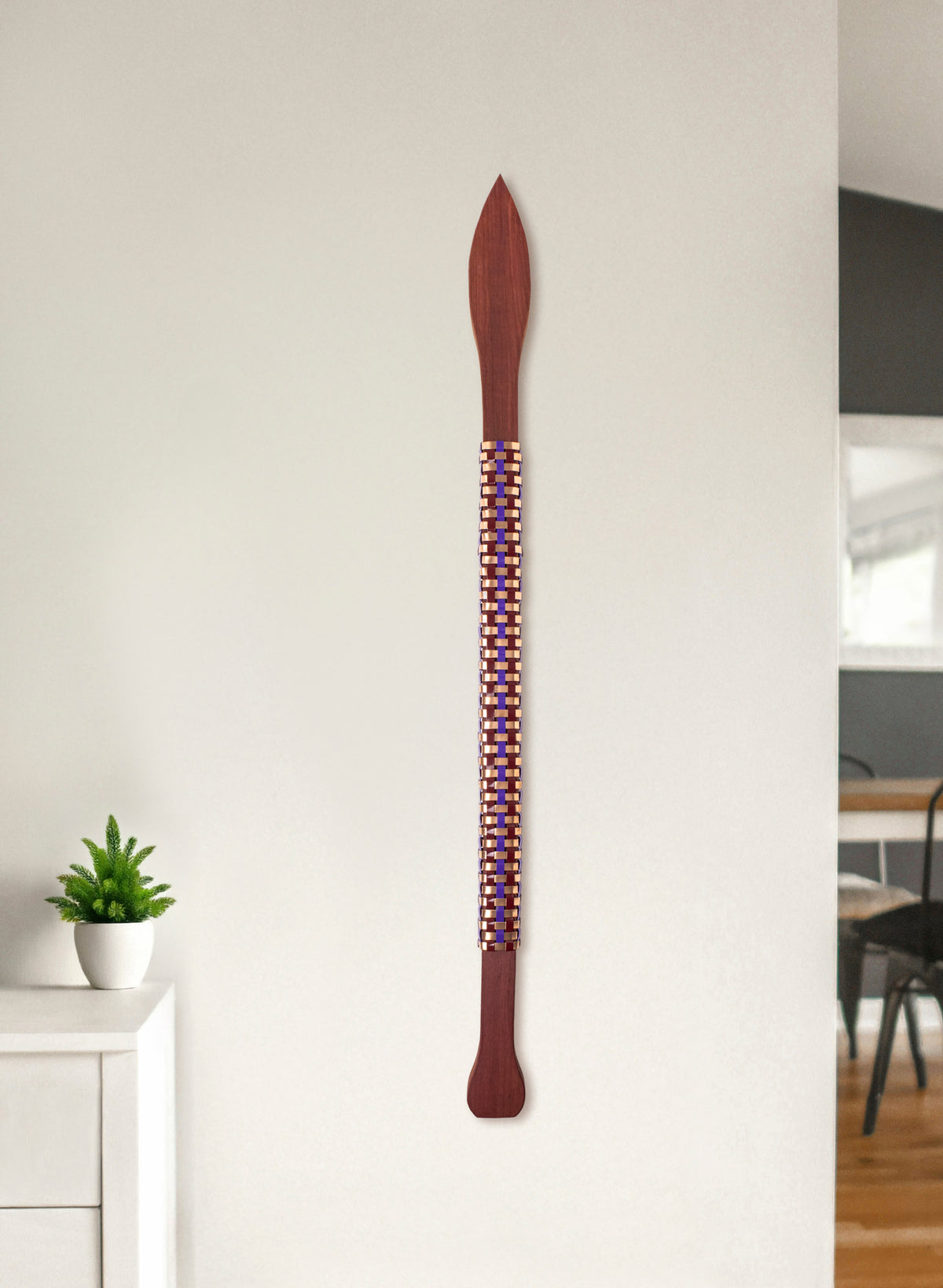 Plum, Purple and Copper Taiaha
