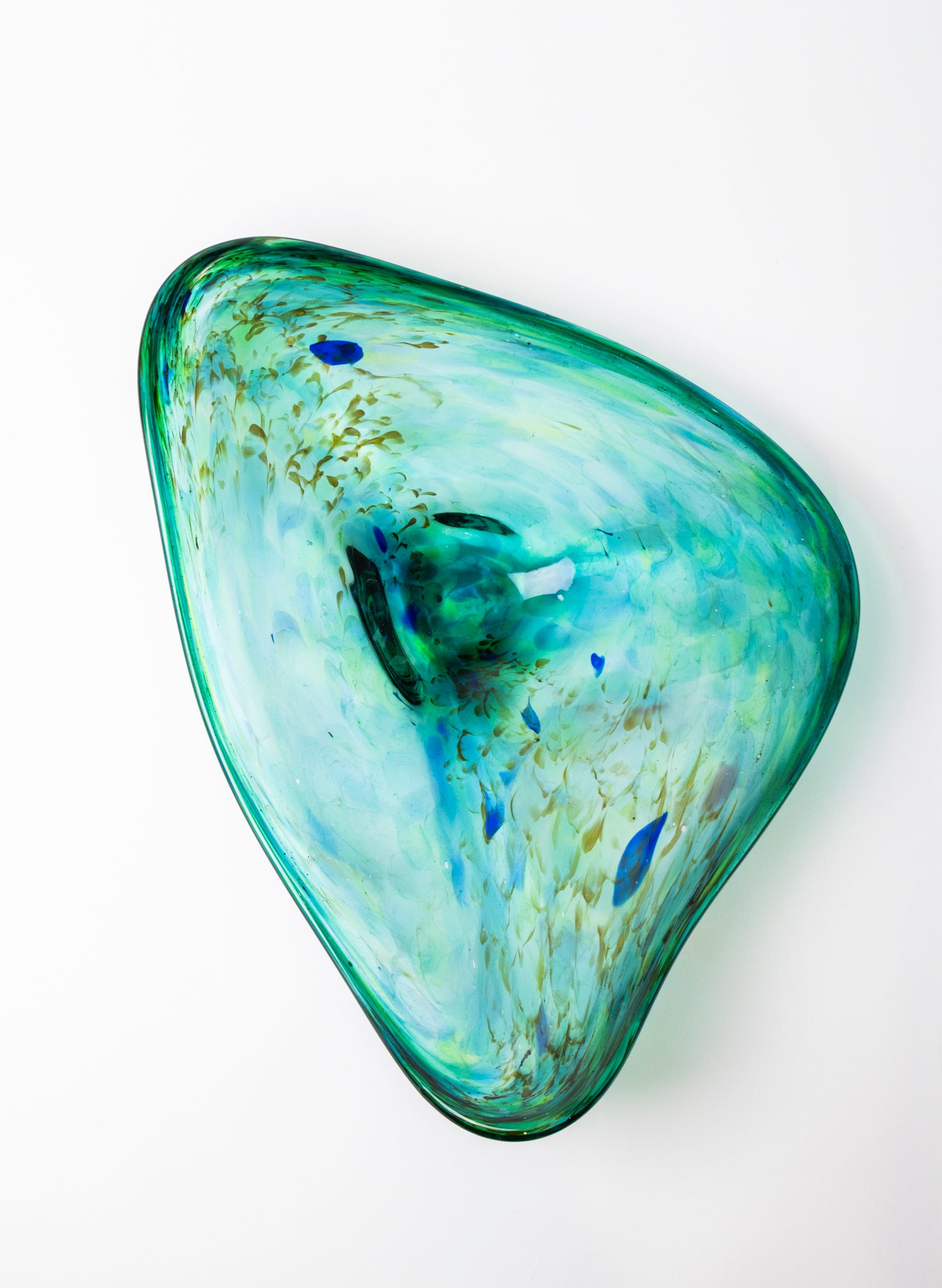 Greenstone Glass Platter