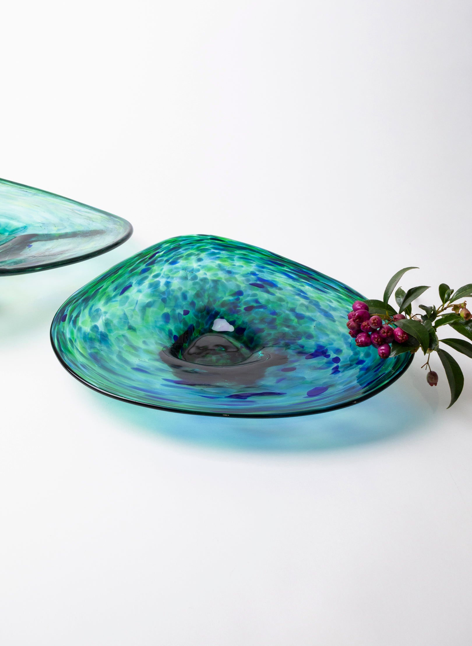 Greenstone Glass Platter