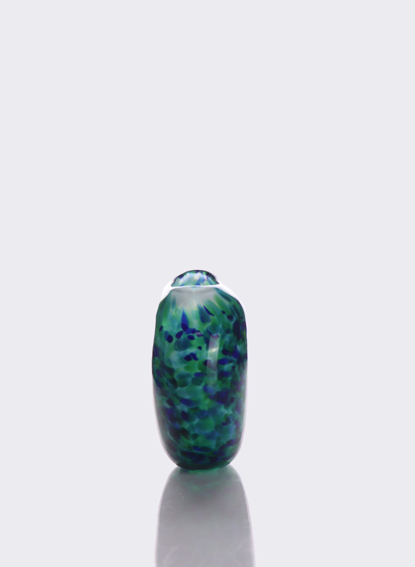 Greenstone Flat Form Vase - Small