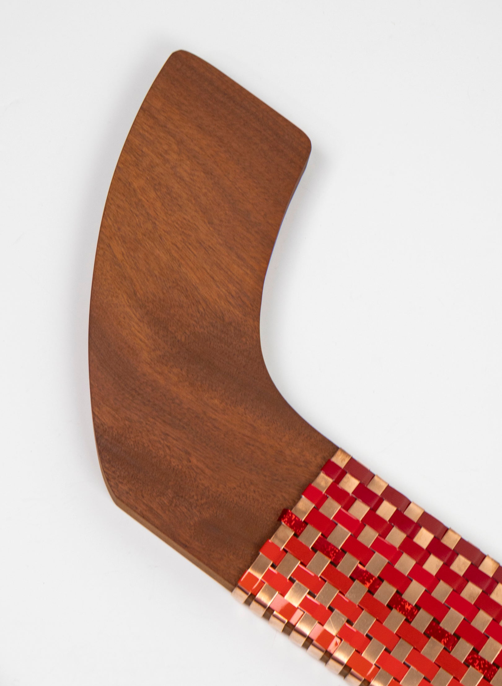 Mahogany Red & Copper Wall Waka - Large