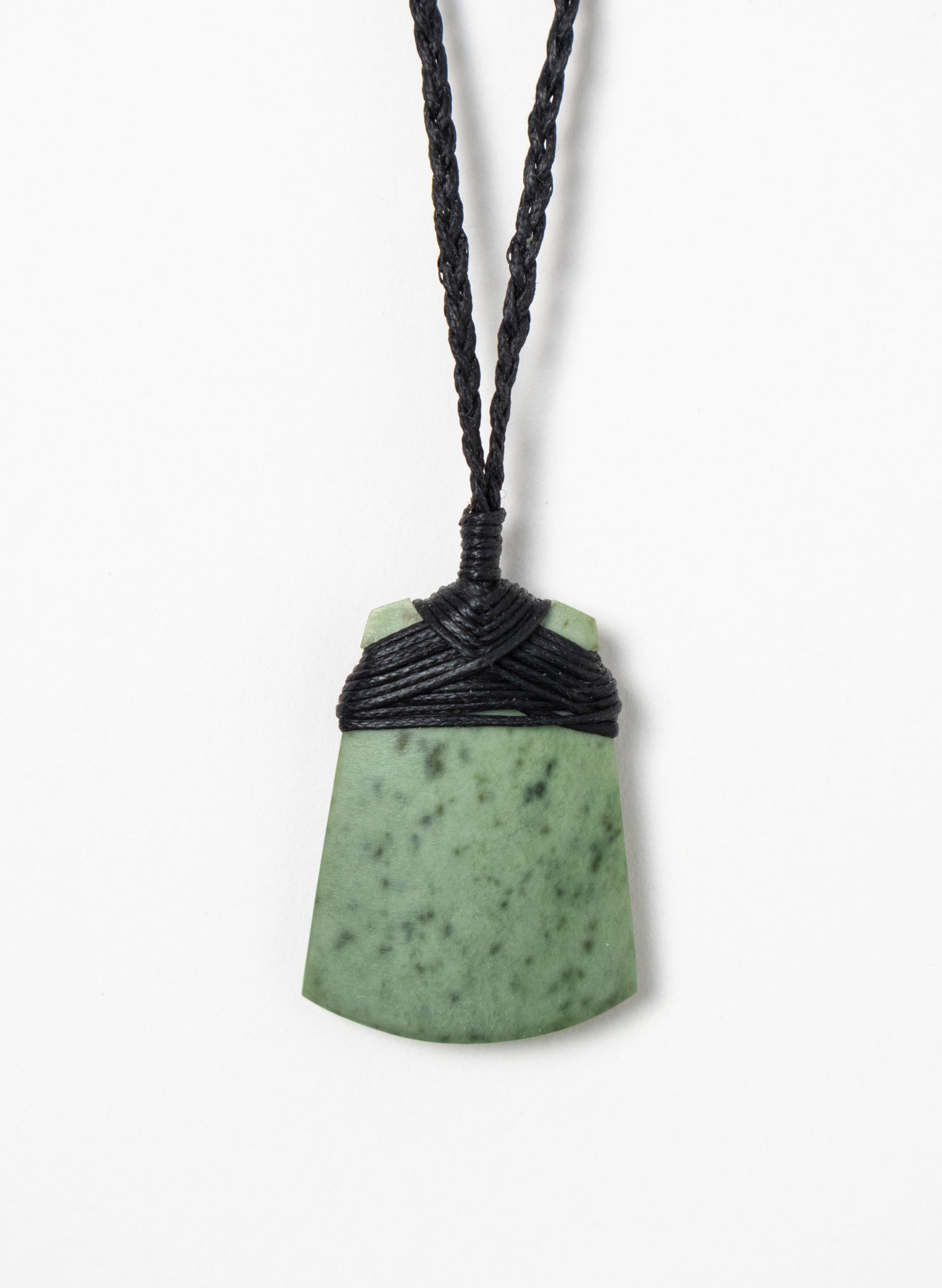 Small Crossbound Pounamu Toki Pendant