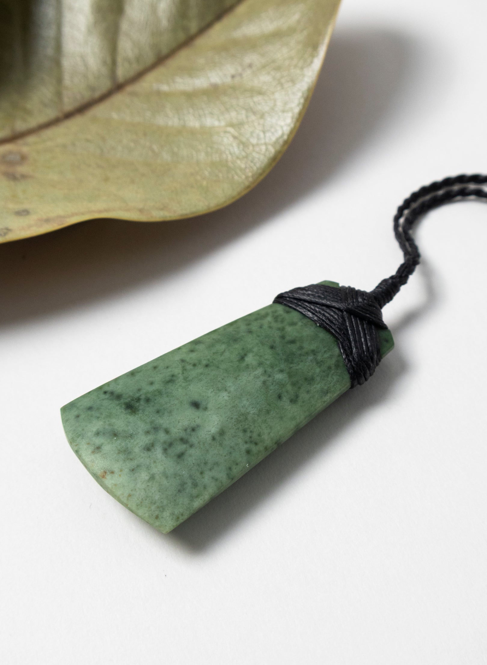 Crossbound Pounamu Toki Pendant