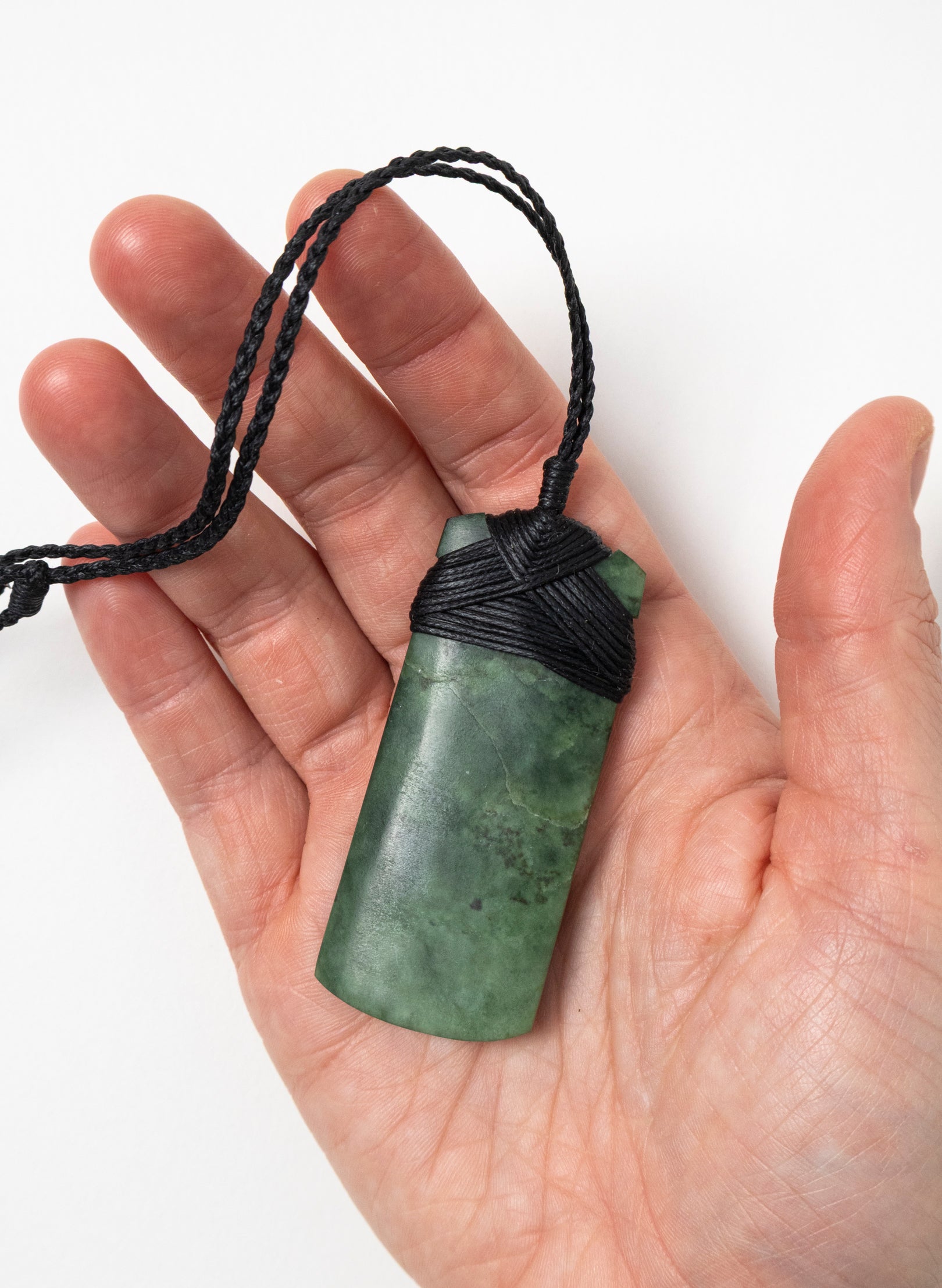 Crossbound Pounamu Toki Pendant