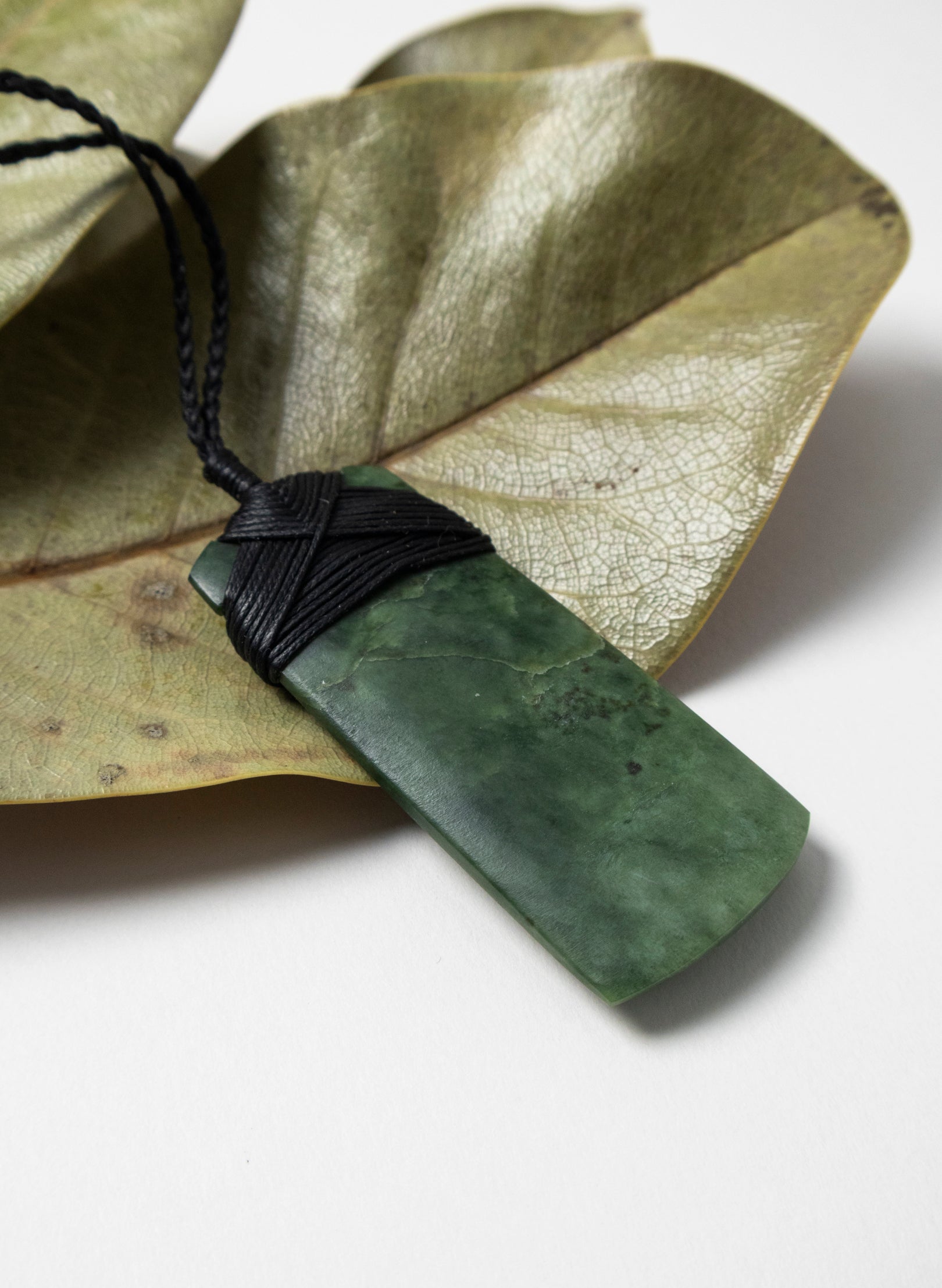 Crossbound Pounamu Toki Pendant
