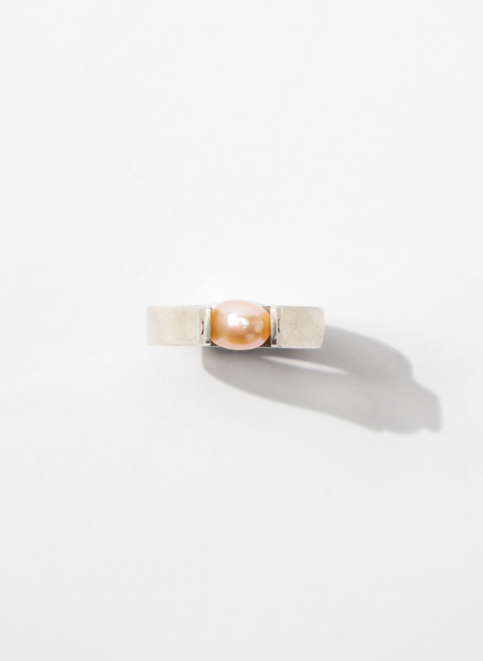 Sterling Silver Pearl Ring
