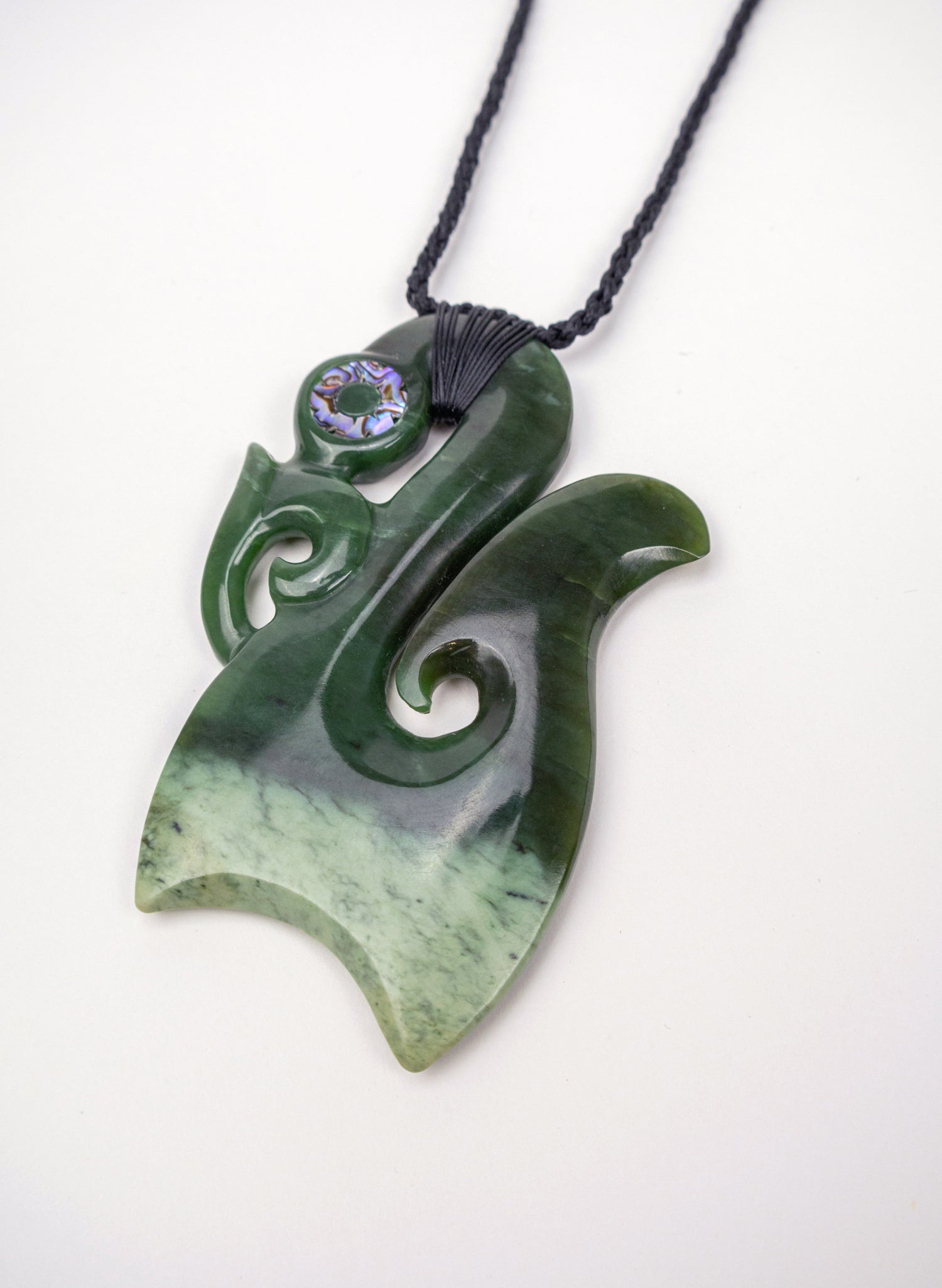 Carved Pounamu Manaia Pendant