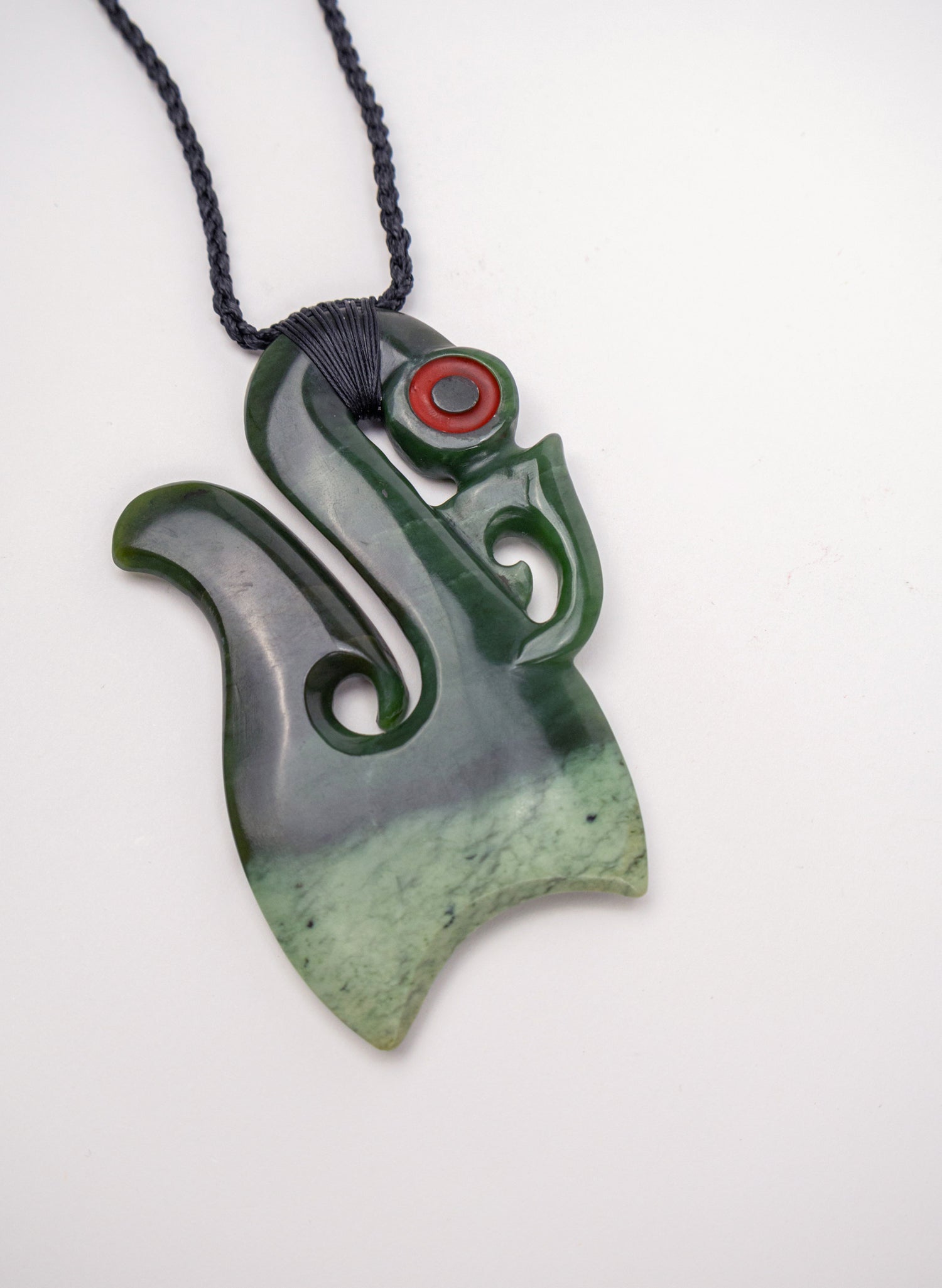 Carved Pounamu Manaia Pendant