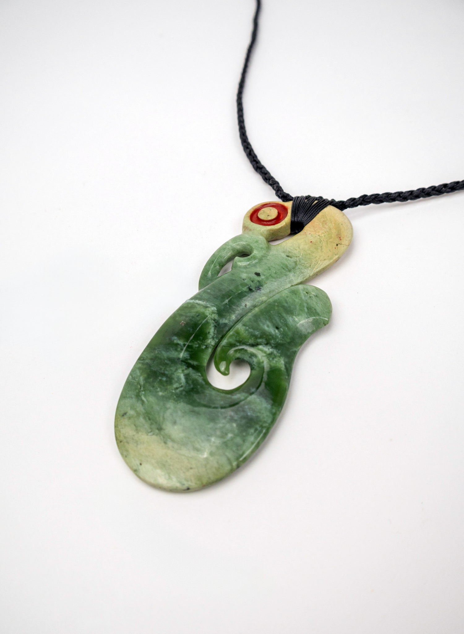 Carved Pounamu Manaia Pendant