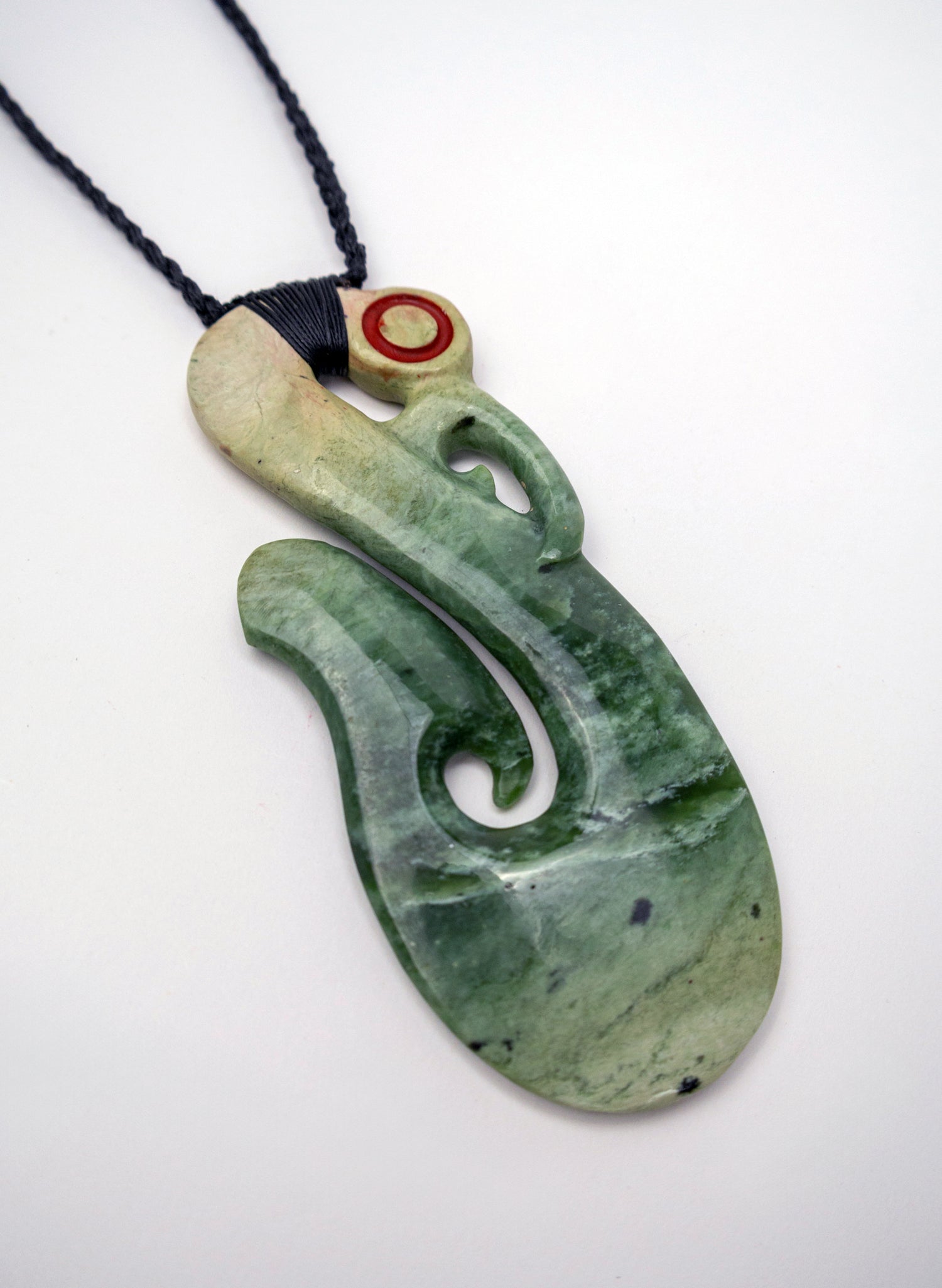 Carved Pounamu Manaia Pendant