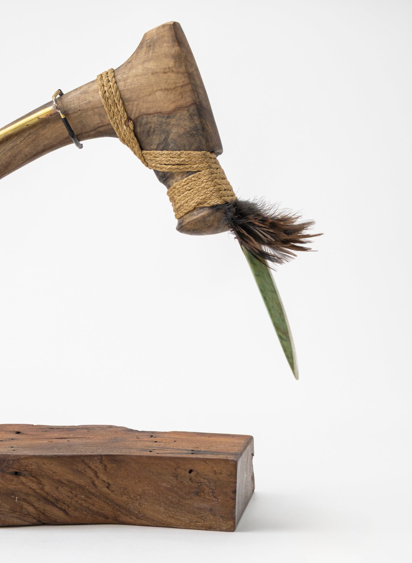 Toki Poutangata Pounamu on Stand