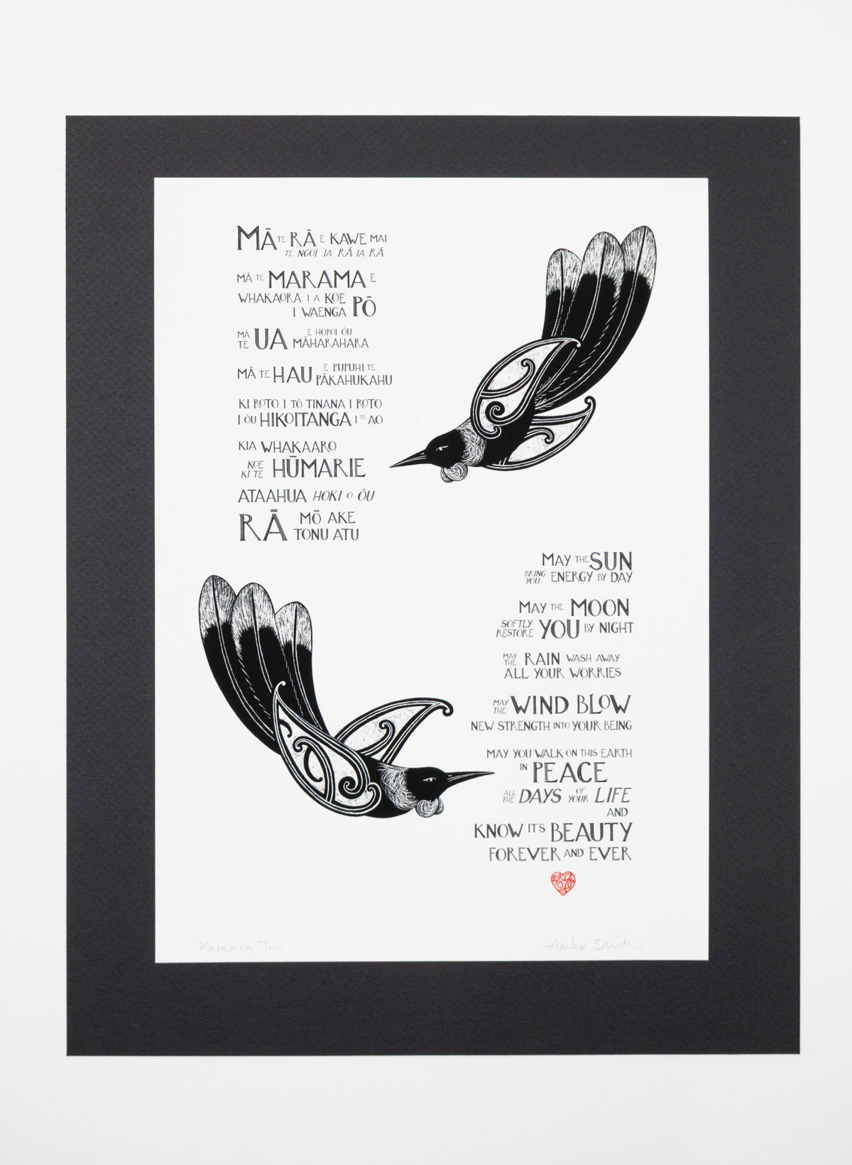 Karakia Tūī - Giclée Print