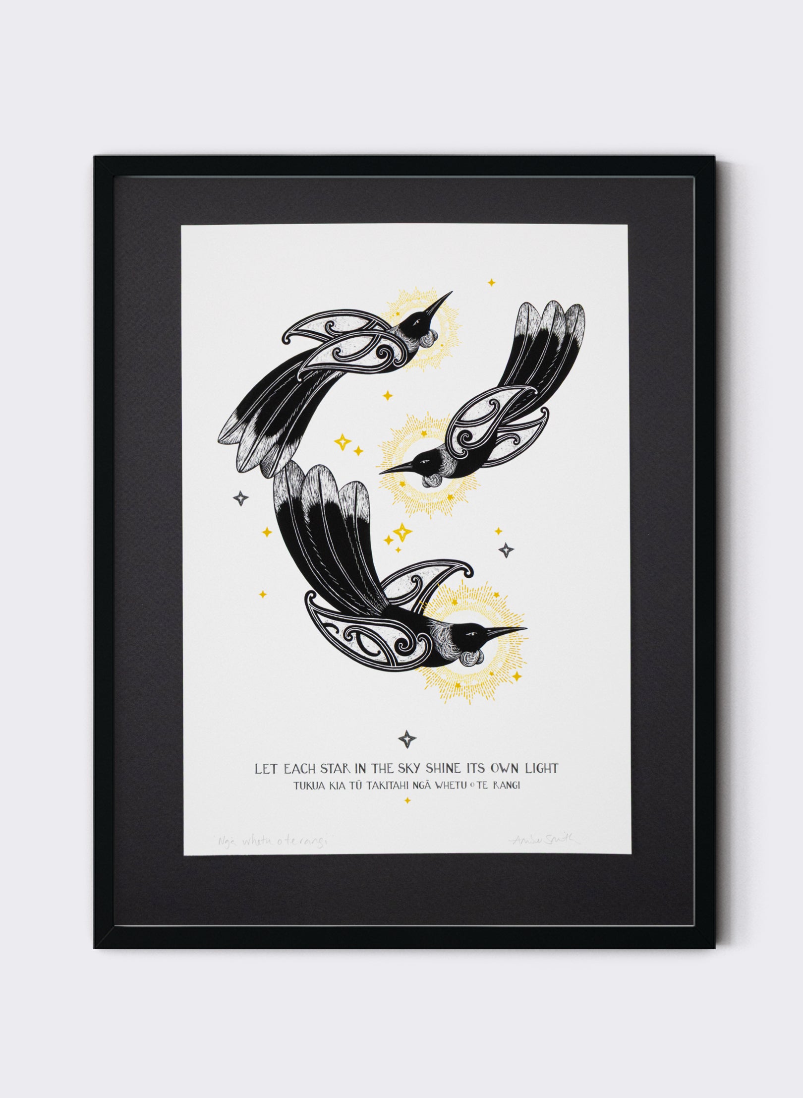Nga Whetu O Te Rangi - Giclée Print