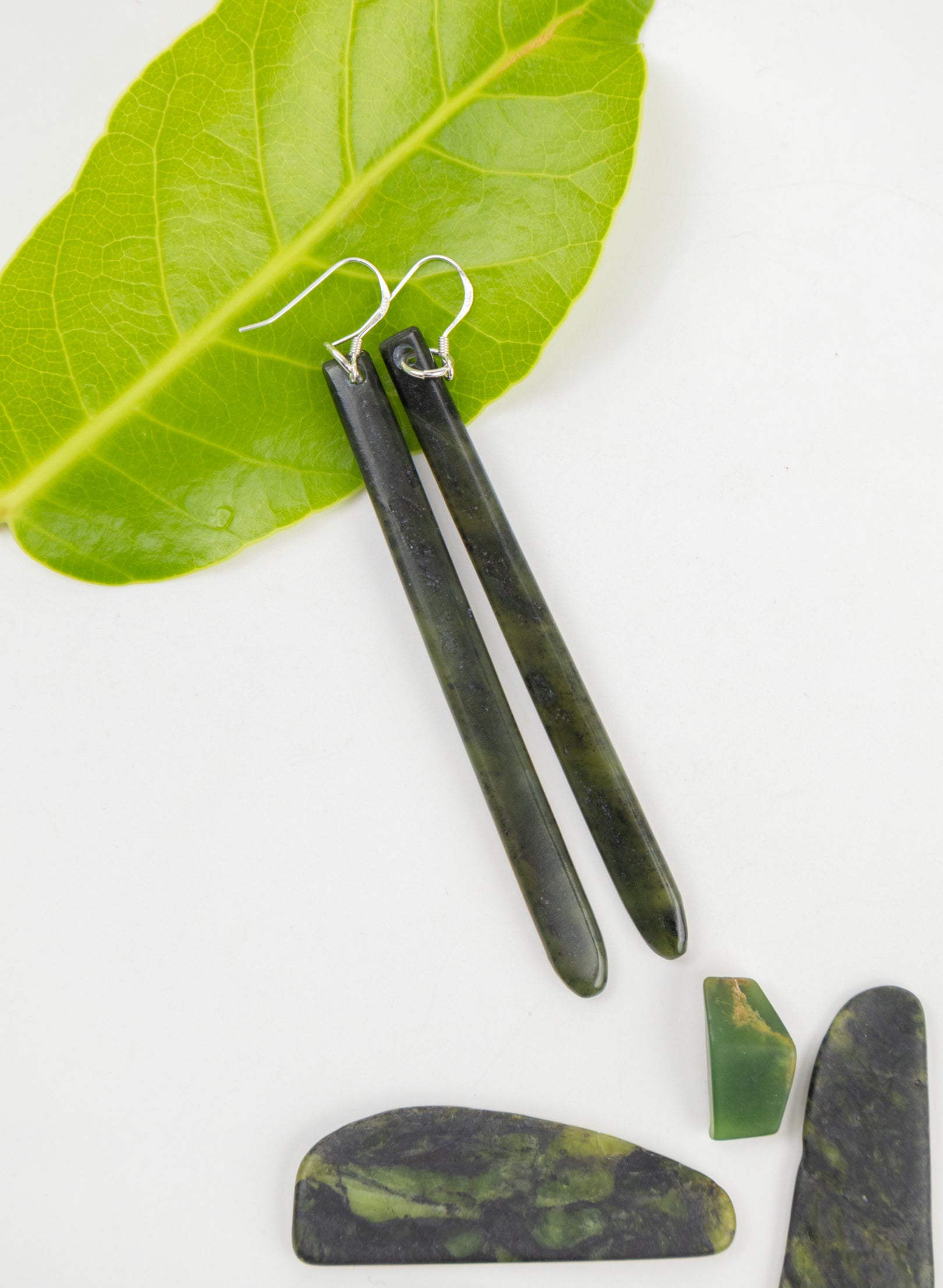 Pounamu Drop Earrings