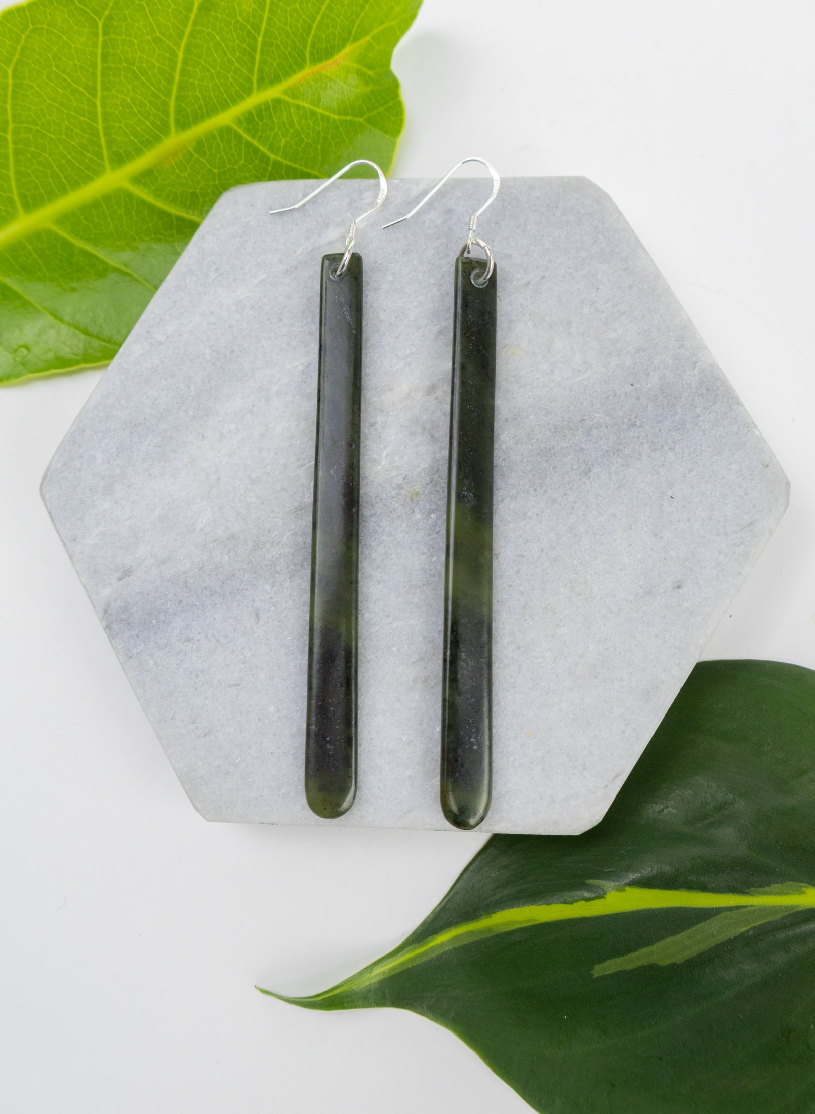 Pounamu Drop Earrings