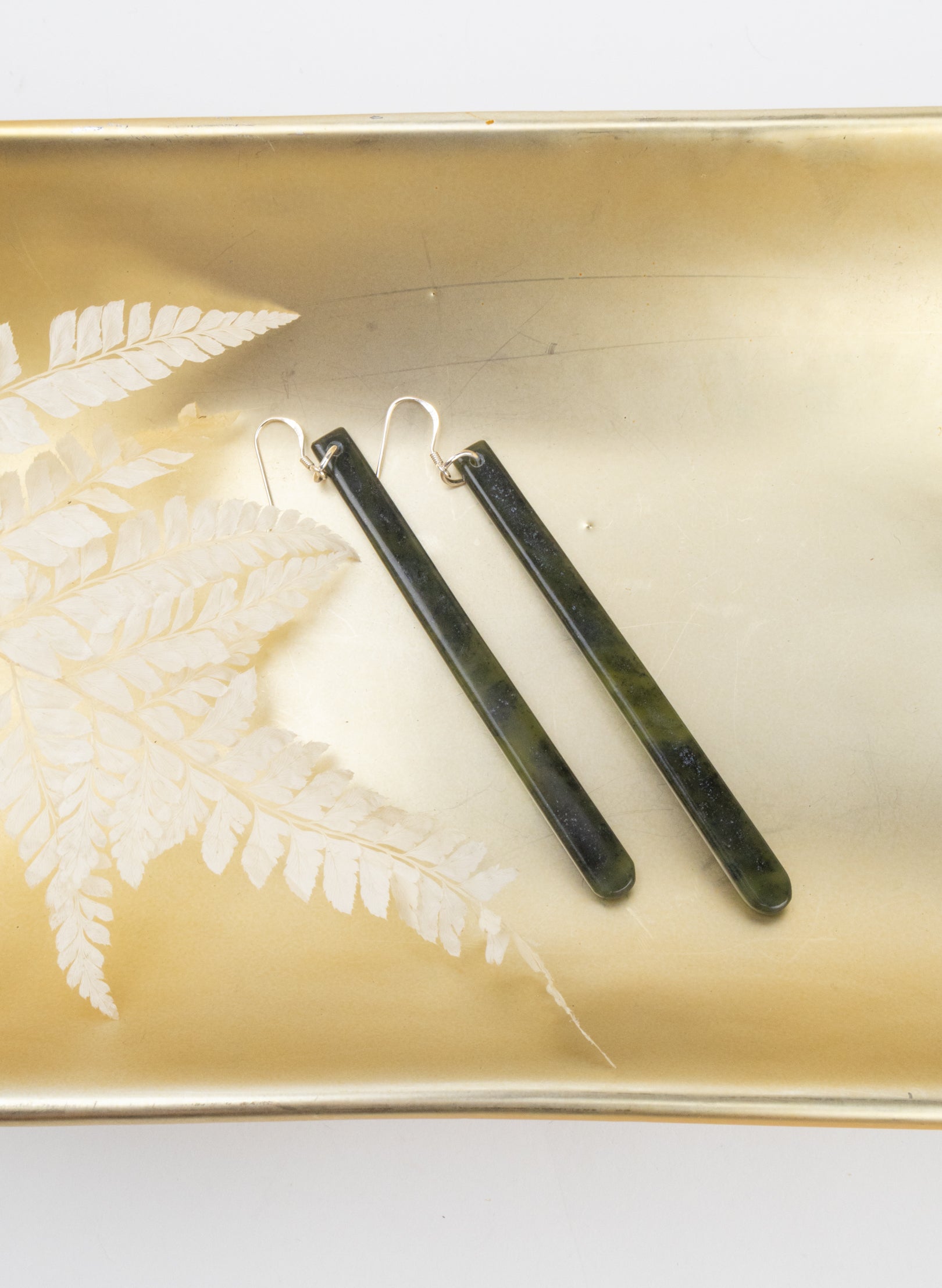 Pounamu Drop Earrings