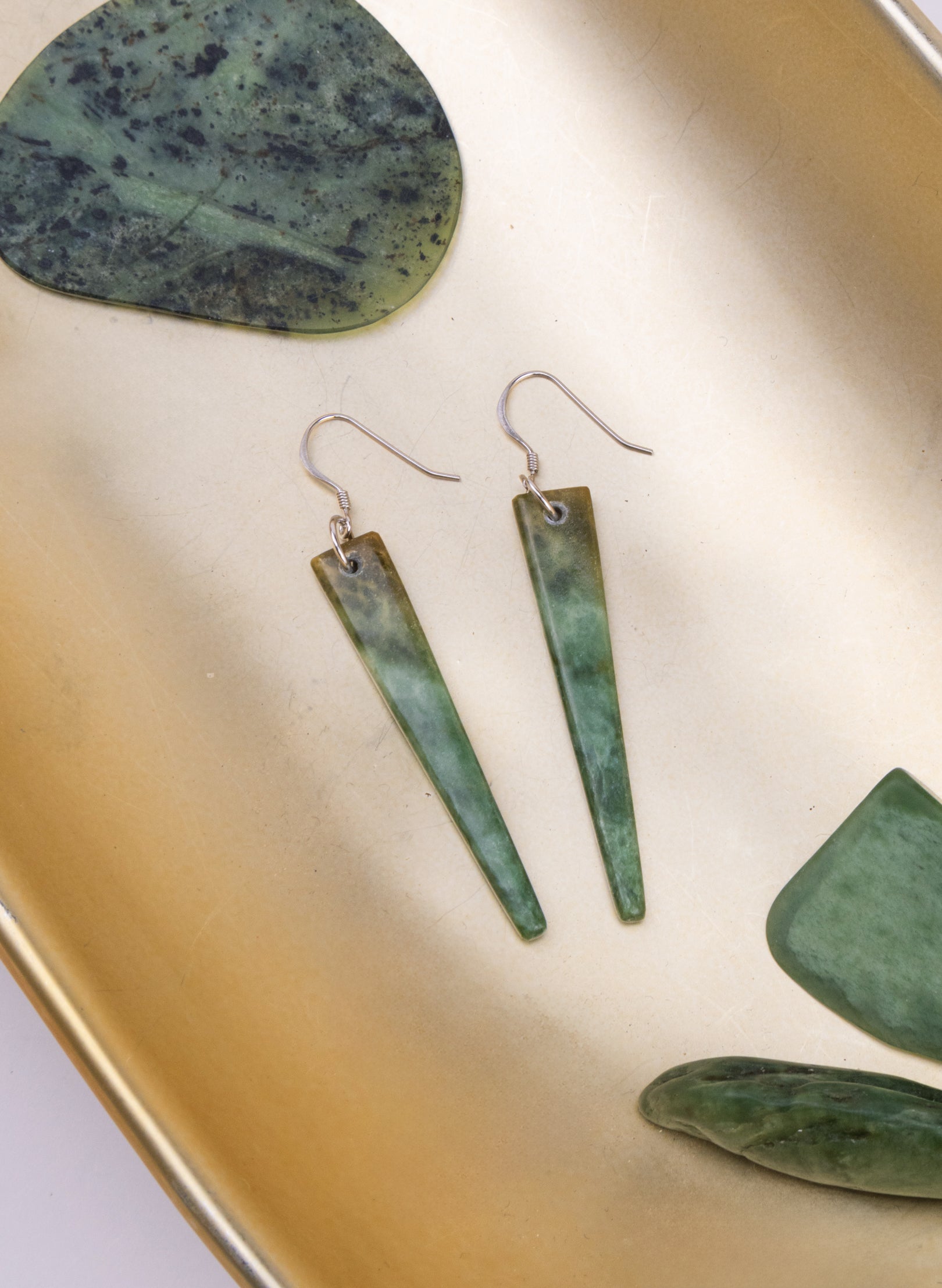 Pounamu Drop Earrings