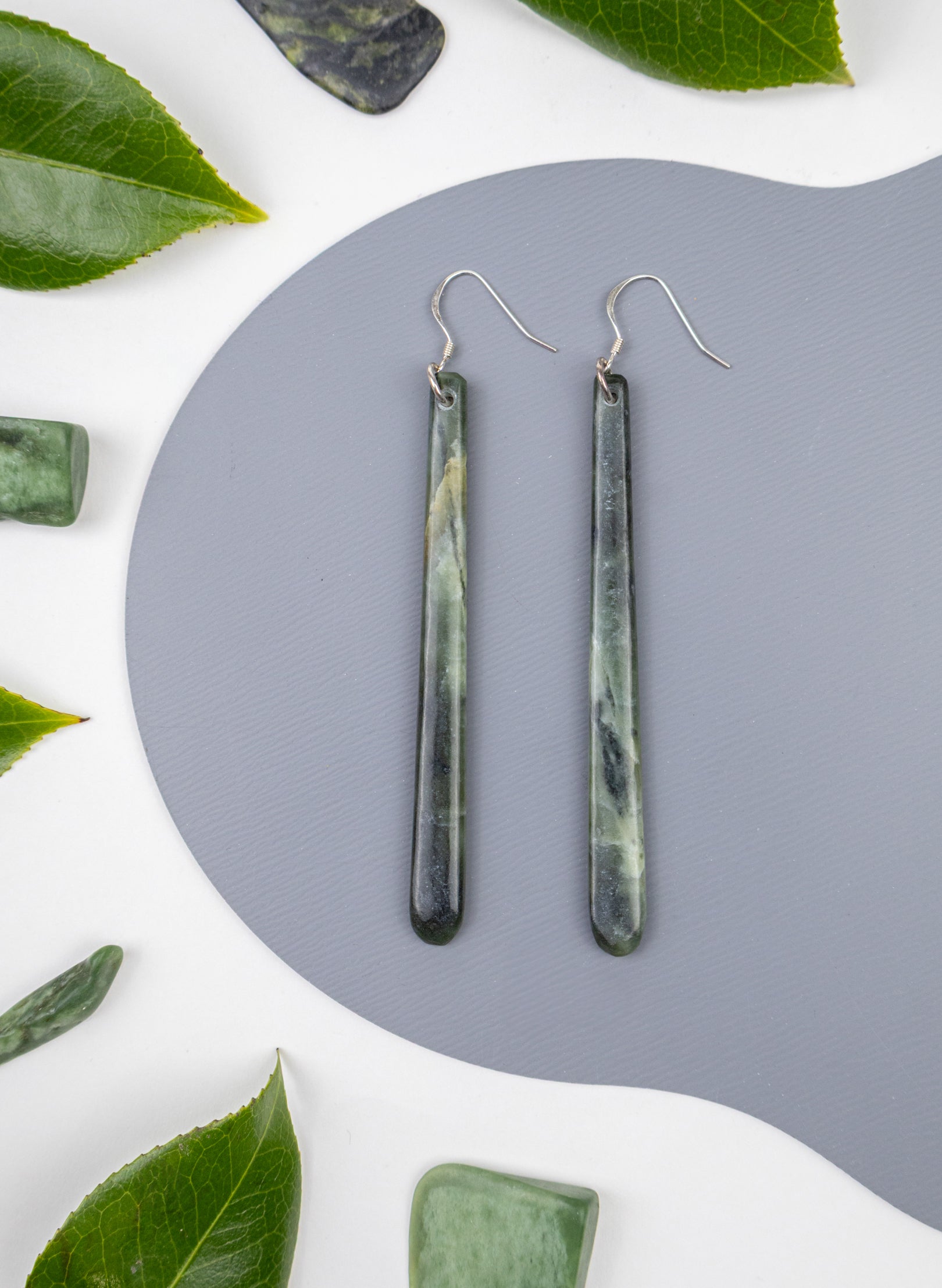 Pounamu Drop Earrings
