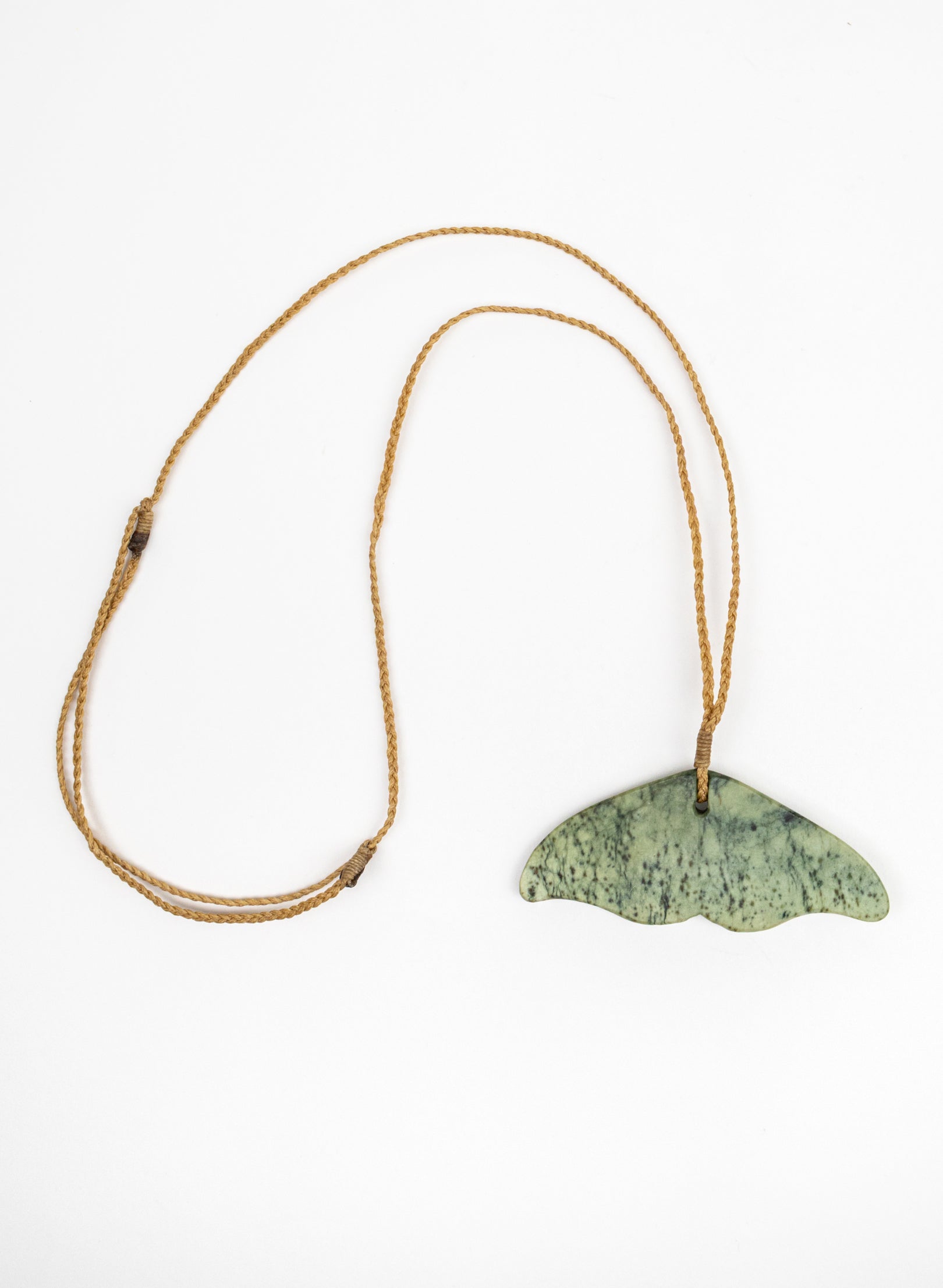 Pounamu Whale Tail Pendant
