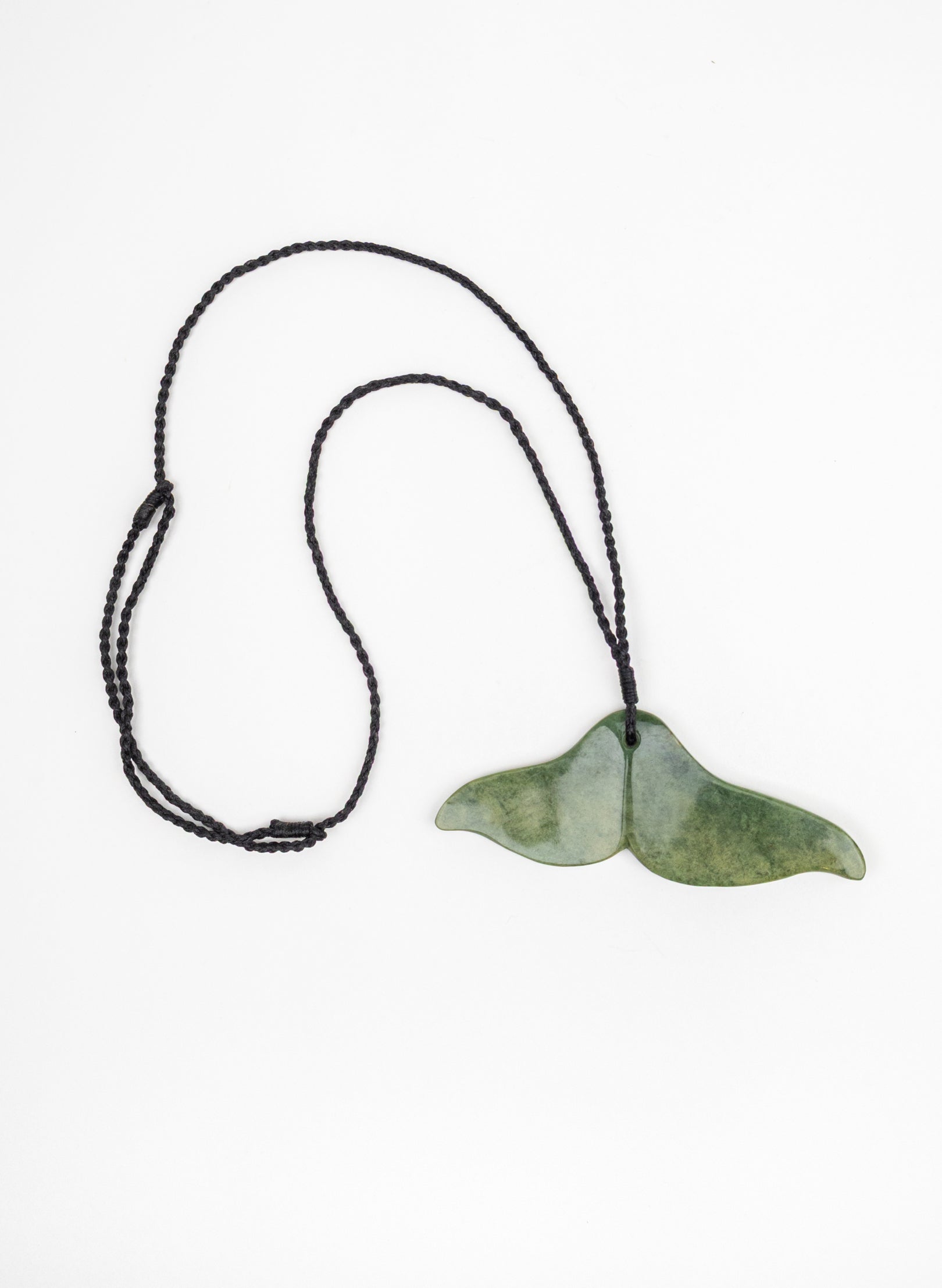 Pounamu Whale Tail Pendant
