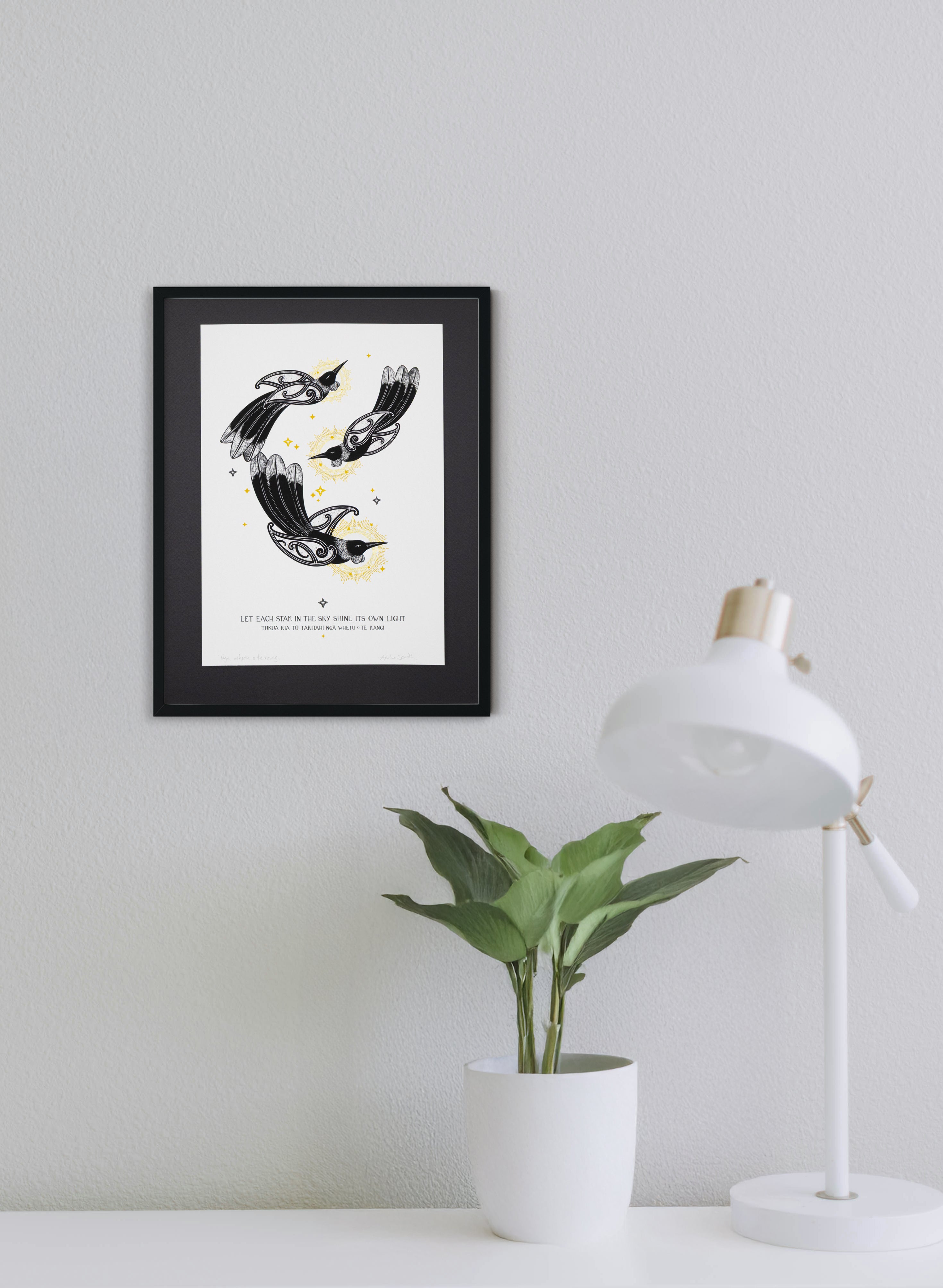 Nga Whetu O Te Rangi - Giclée Print