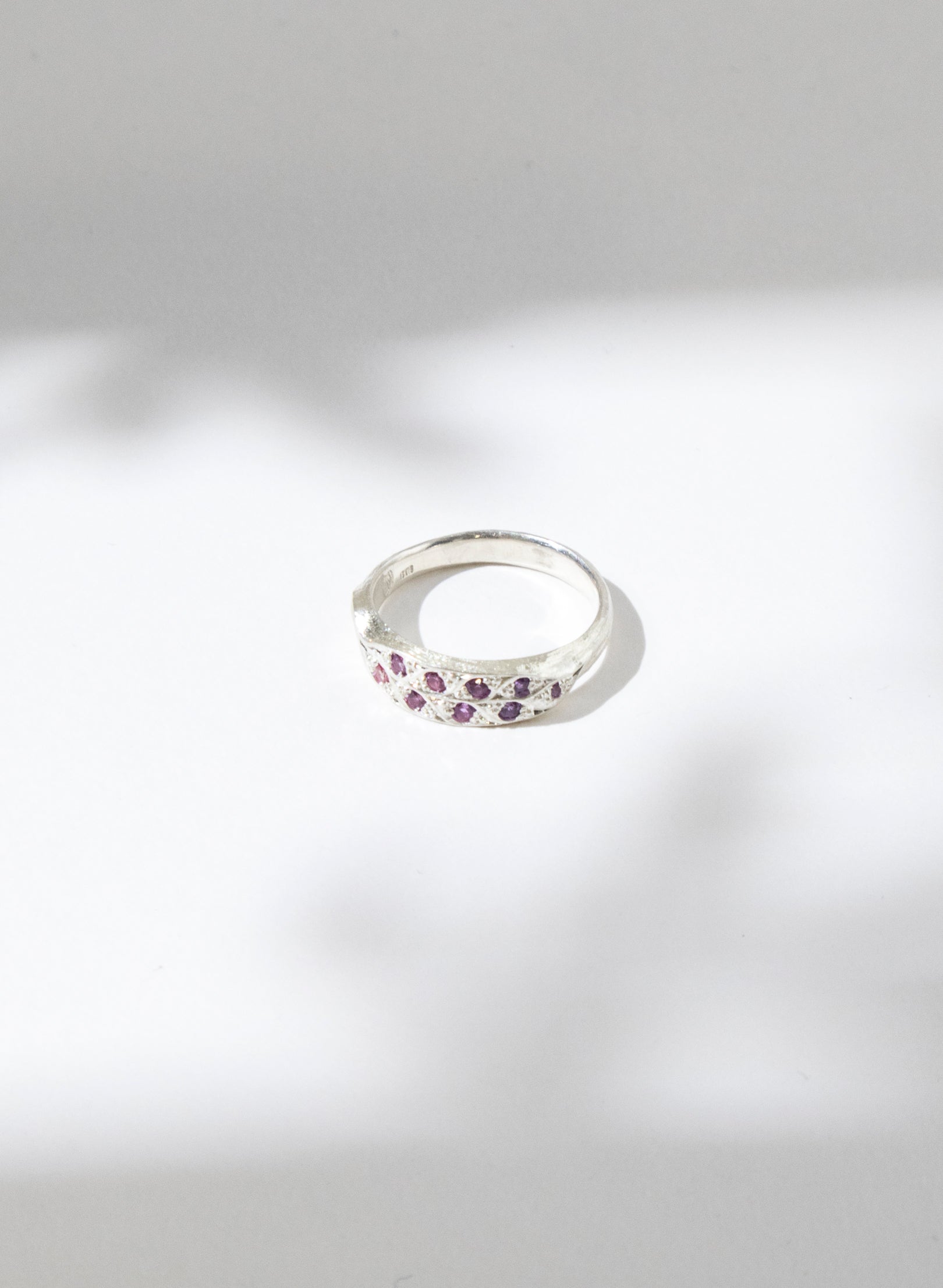 Rippling Leaf Ring