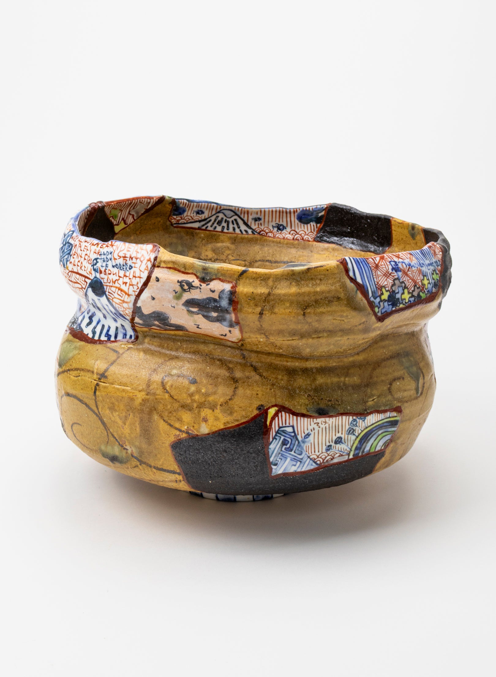 Yobitsugi Style Large Tea Bowl