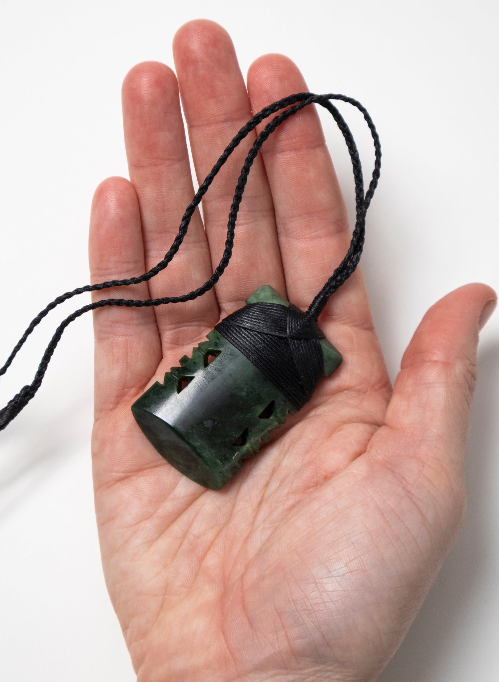 Hei Toki Pounamu with Notches