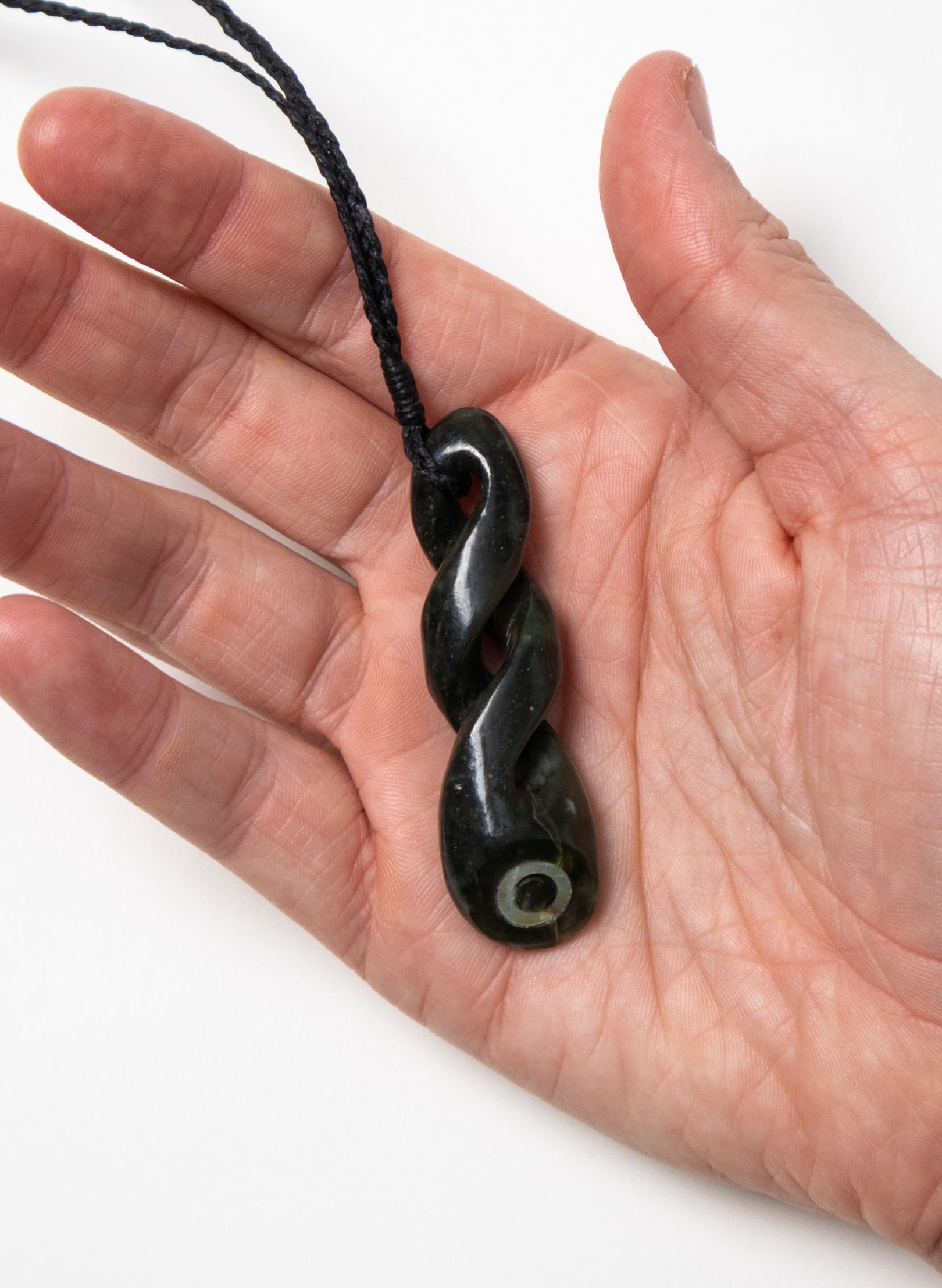 Pounamu Pikorua with Paua Eye