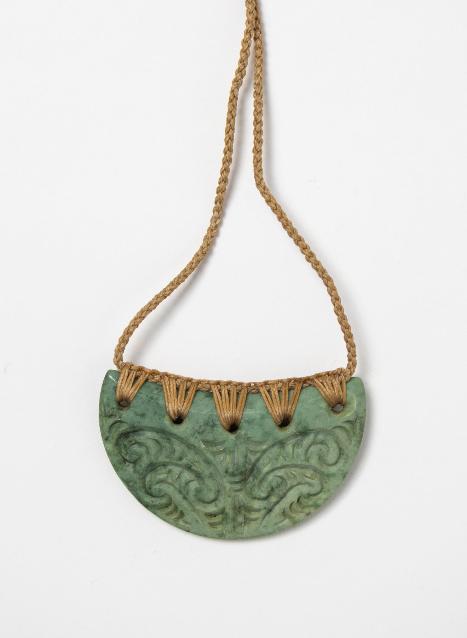 Bound Pounamu Breast Plate with Whakarei