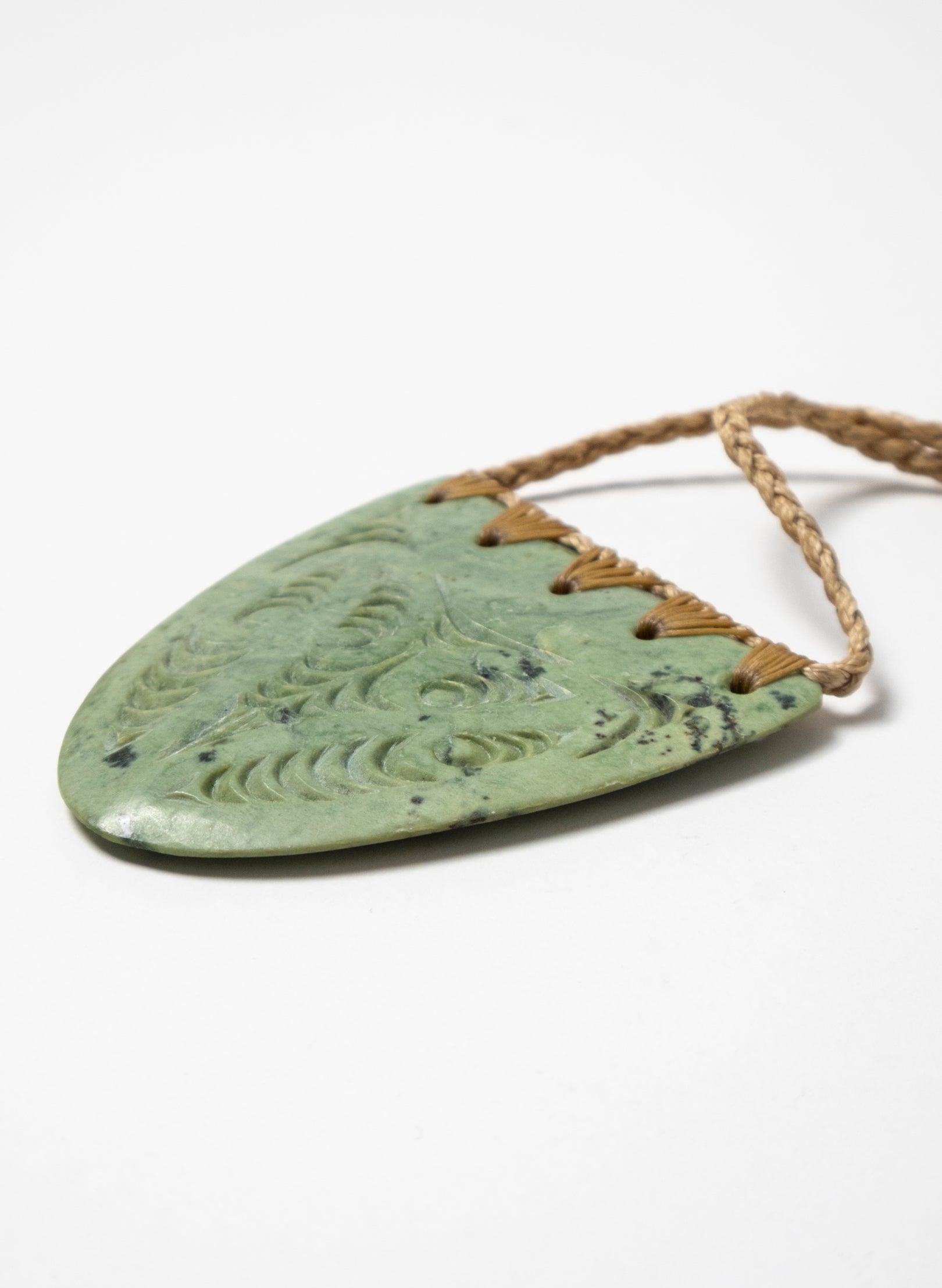 Bound Pounamu Breast Plate with Whakarei