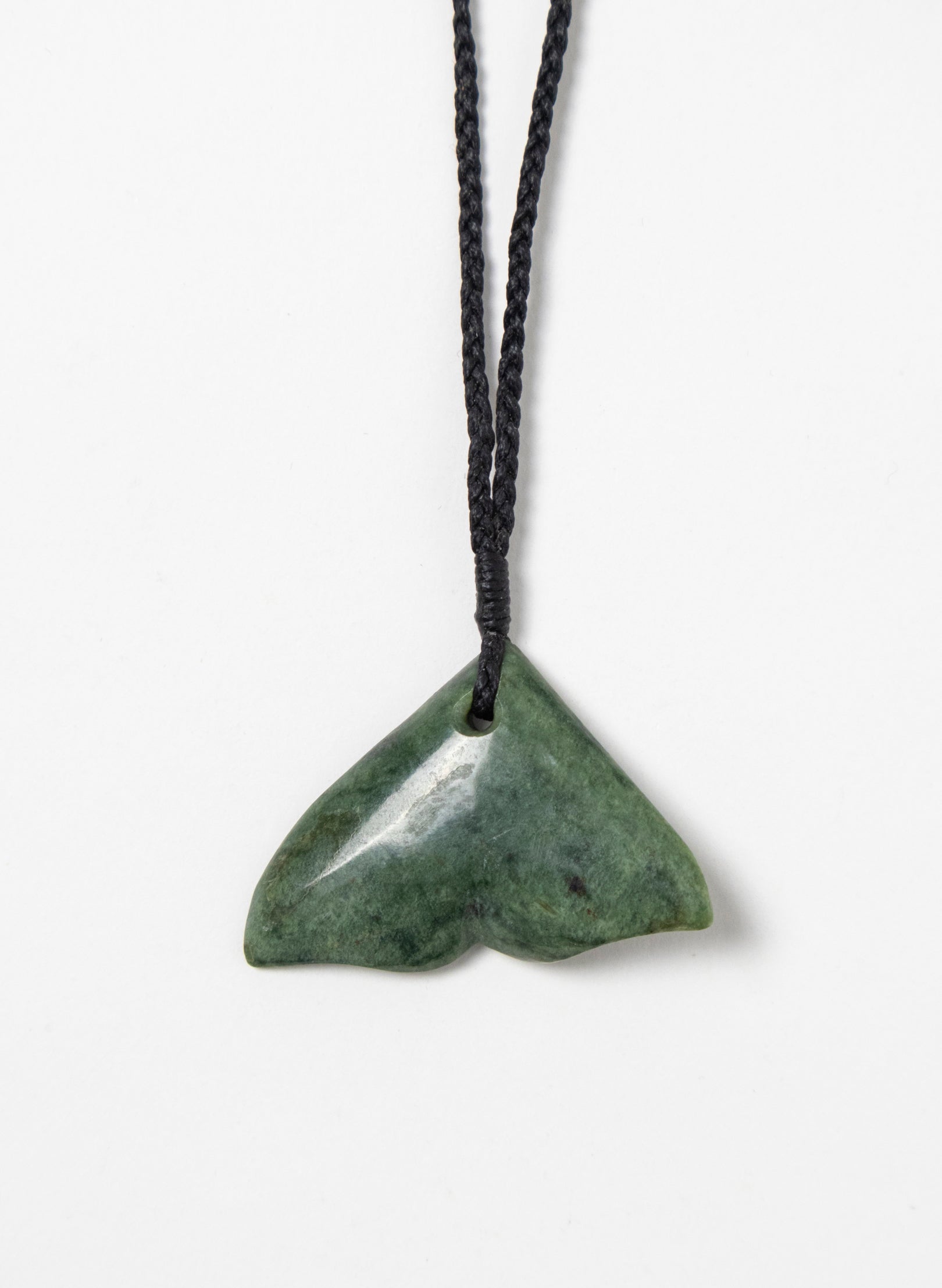 Pounamu Whale Tail Pendant