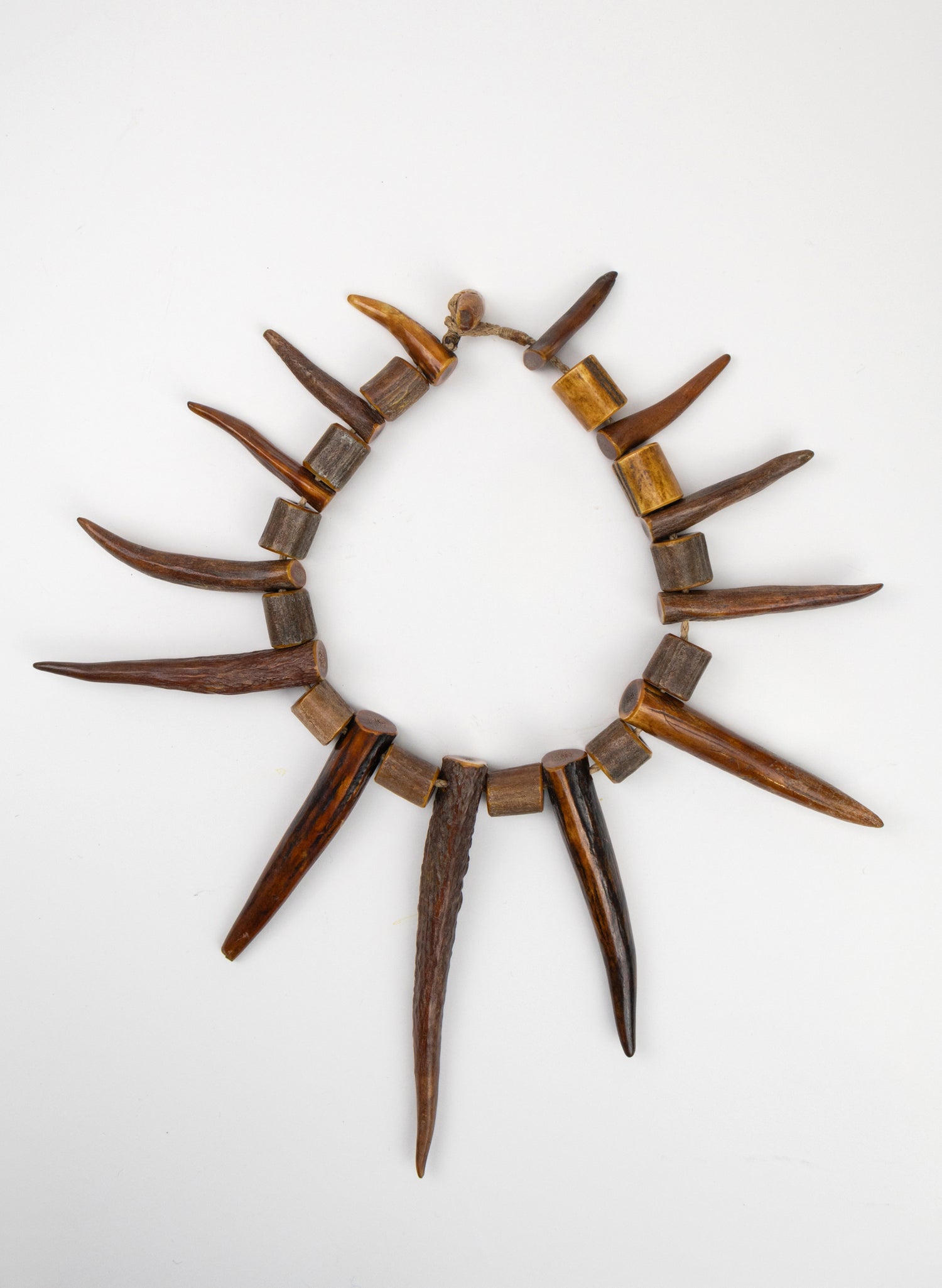 Mau Kaki Deer Antler Necklace