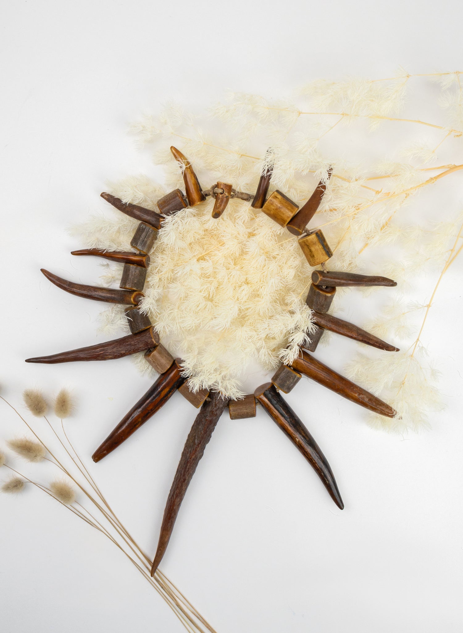 Mau Kaki Deer Antler Necklace