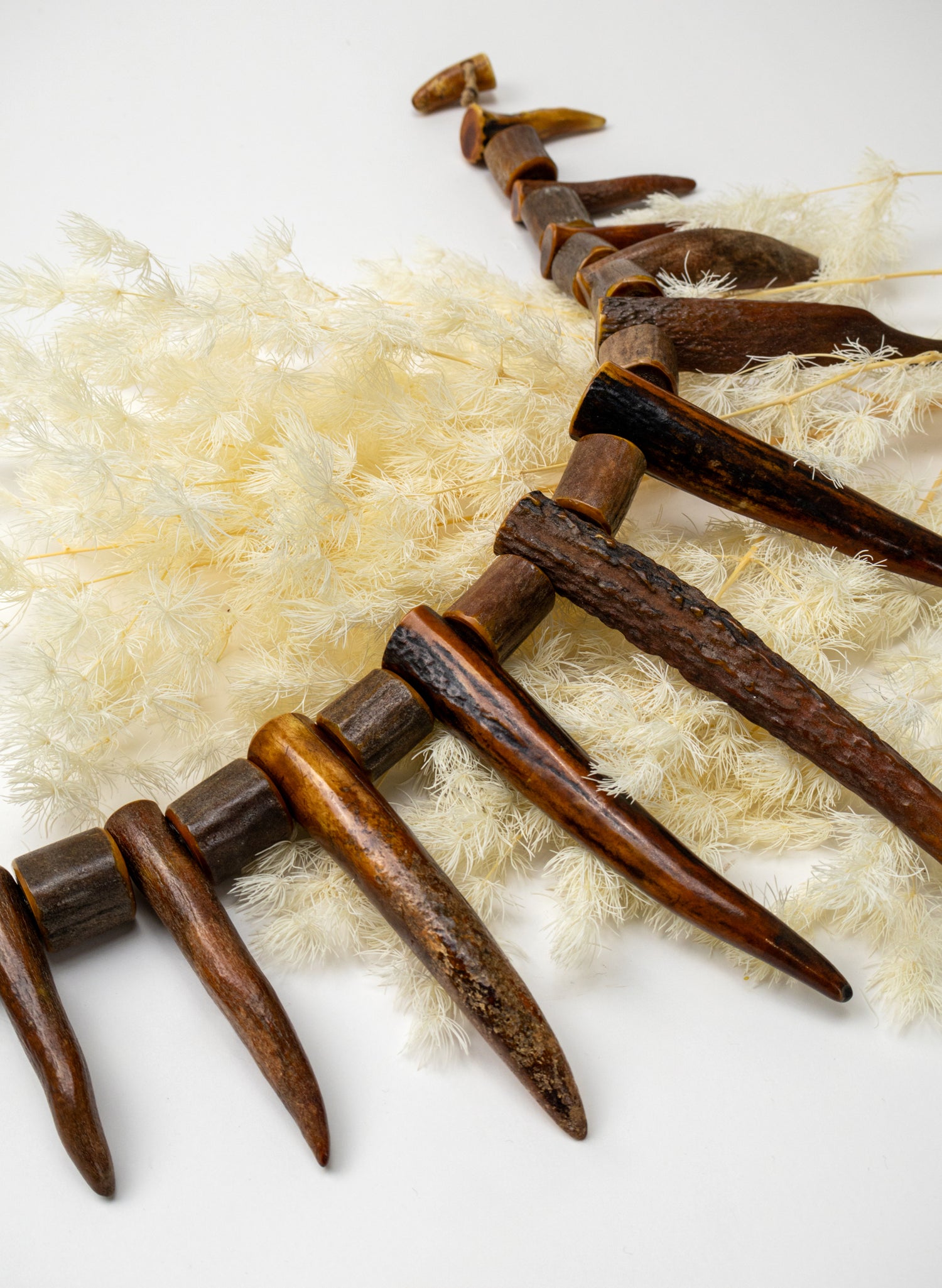 Mau Kaki Deer Antler Necklace