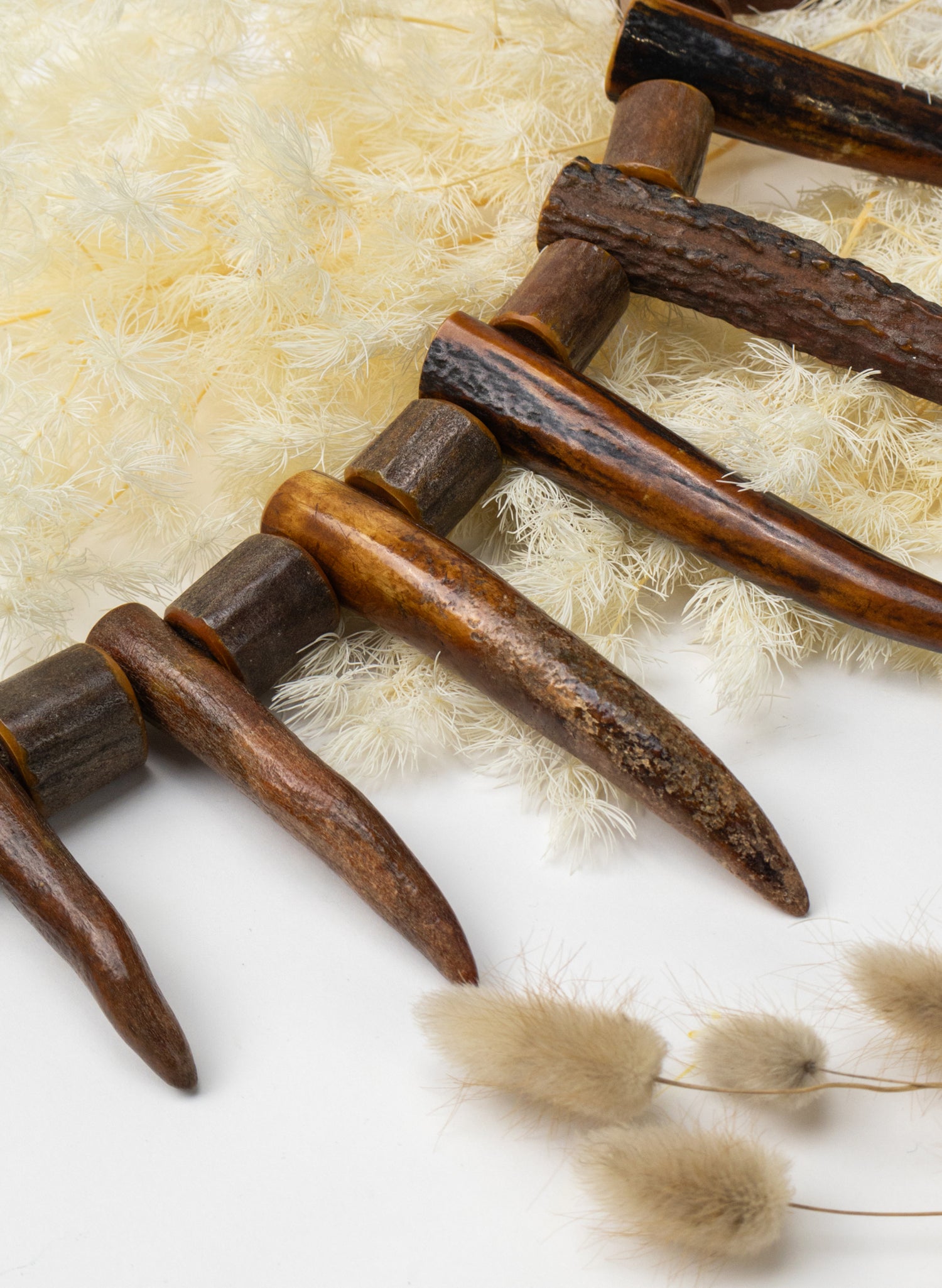 Mau Kaki Deer Antler Necklace