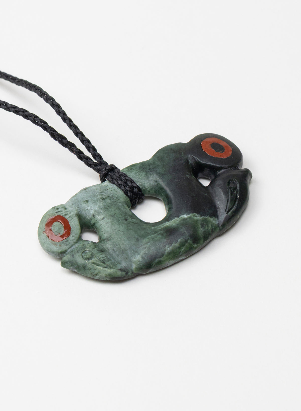Pekapeka Pounamu Pendant