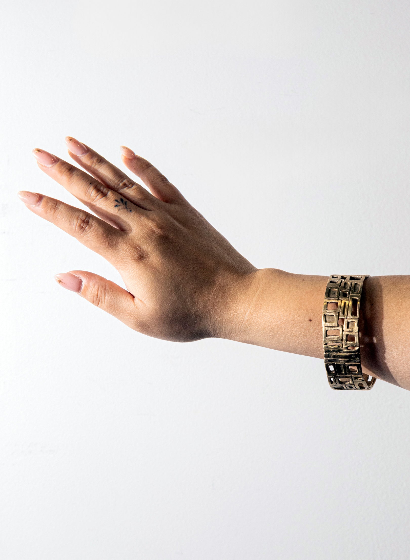 Modernist Bronze Bangle