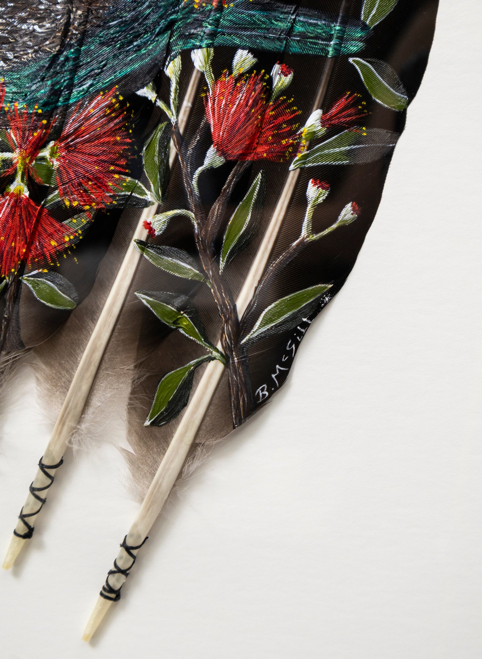 Pōhutukawa Bloom - Framed