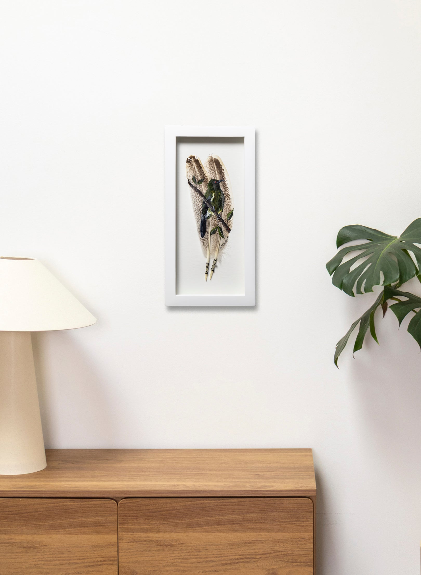 Bellbird - Korimako - Framed
