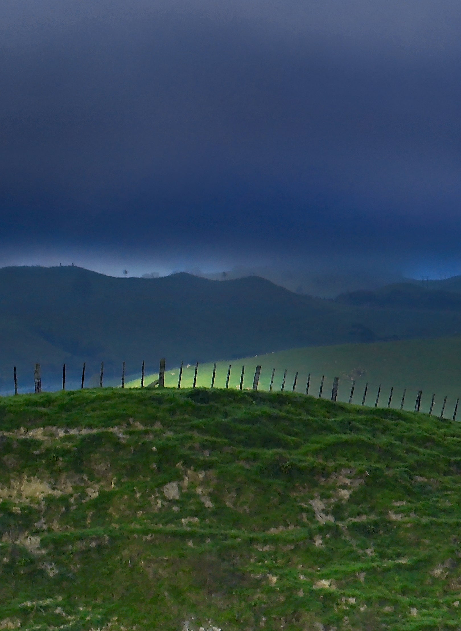 Beneath the Mountain - Photographic Print
