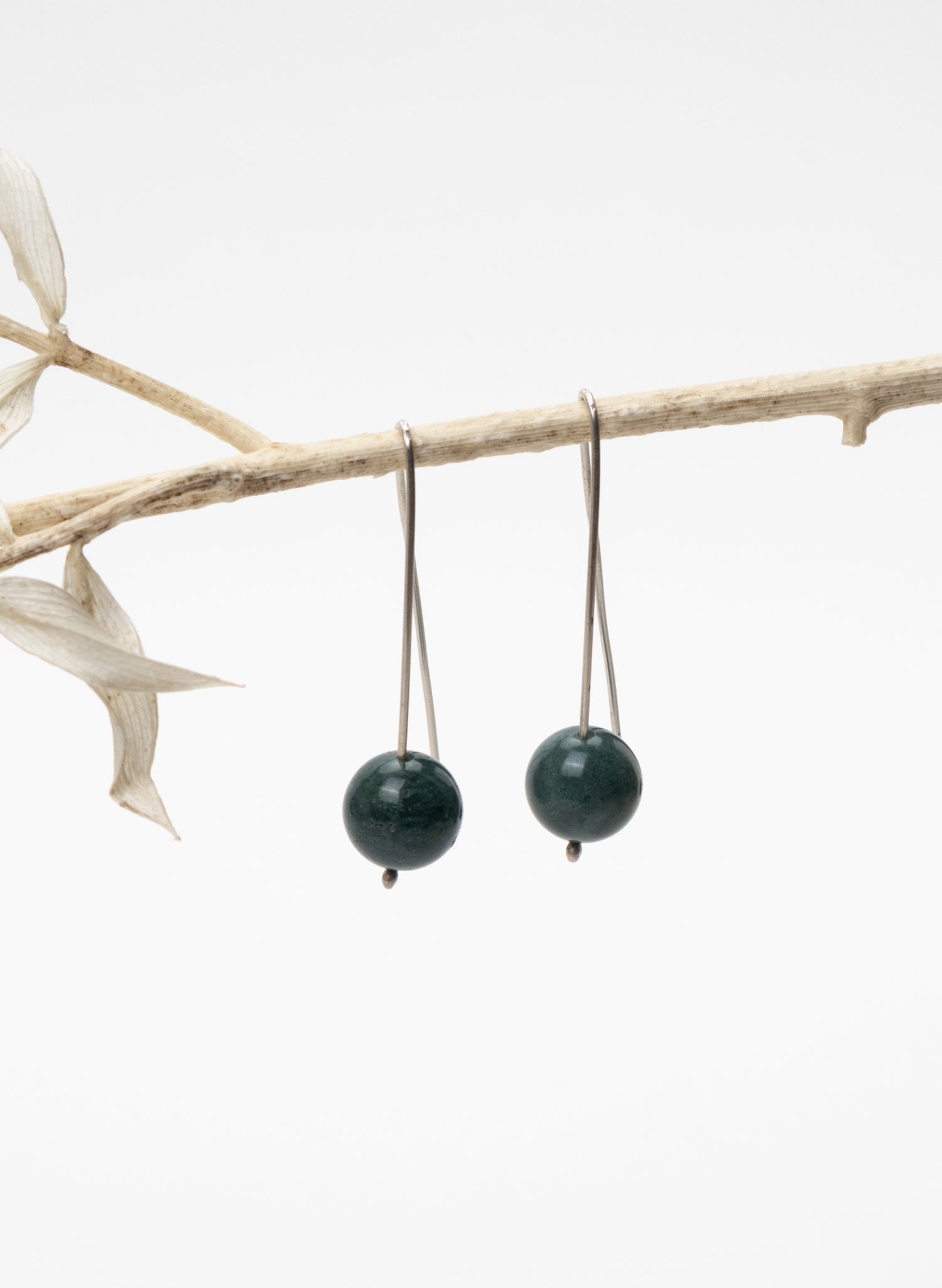 Moss Agate Earrings