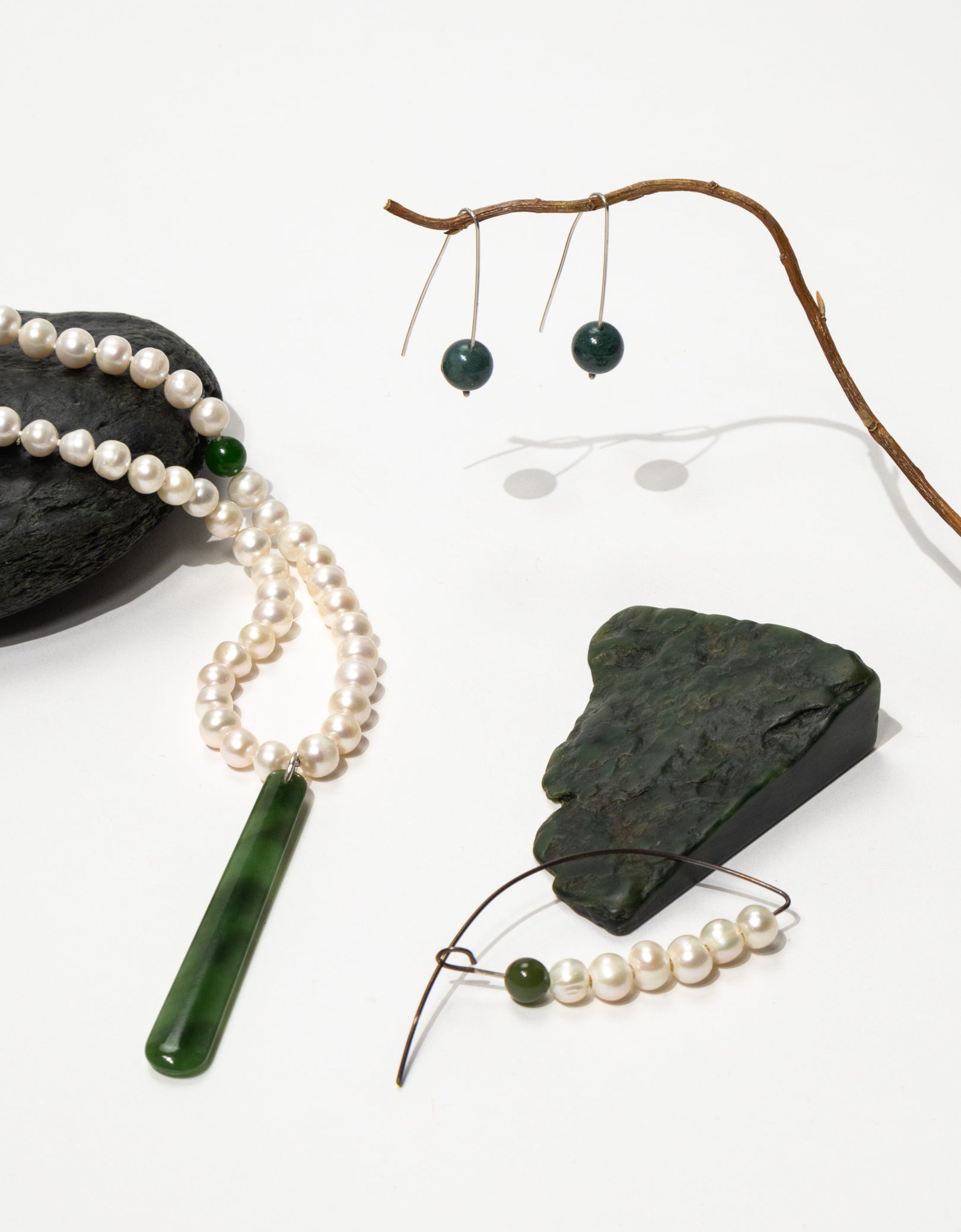 Moss Agate Earrings