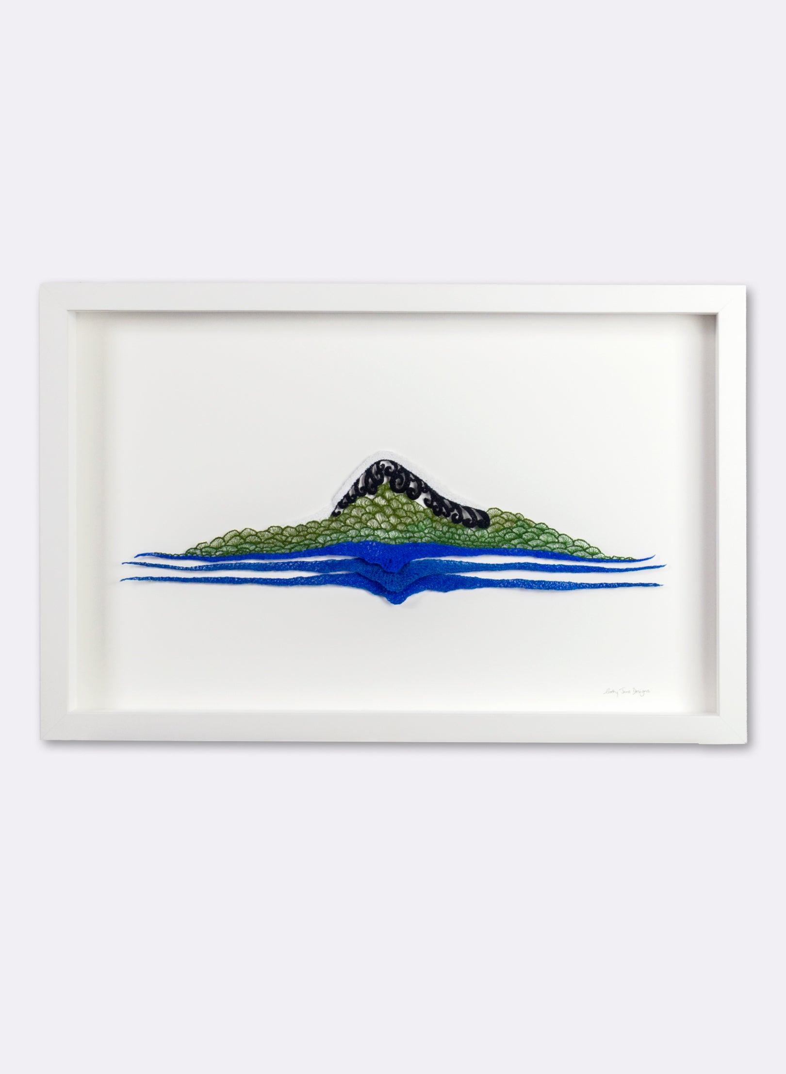 Taranaki - 3D Embroidery