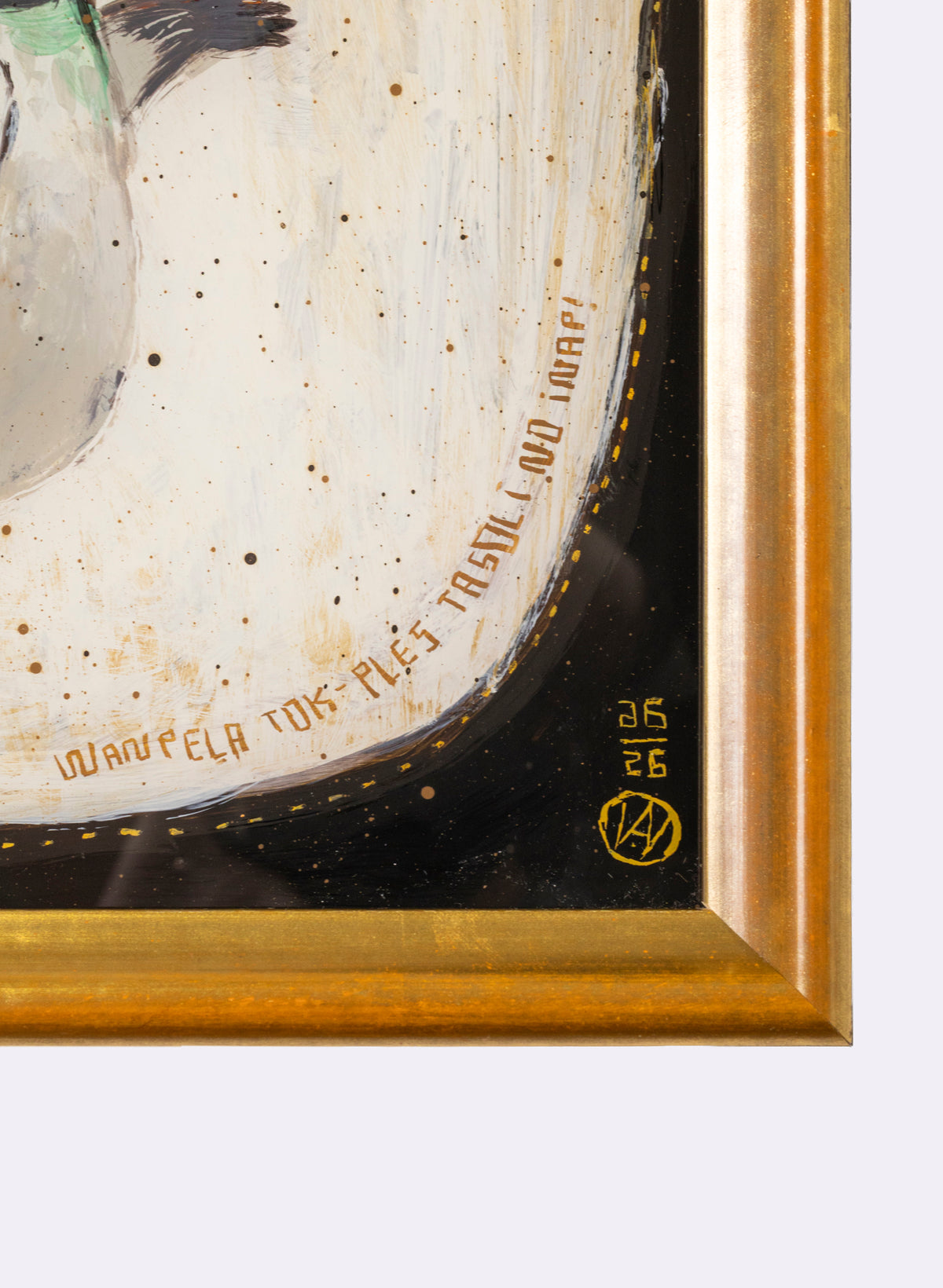 Tok Pisin in a Gold Frame