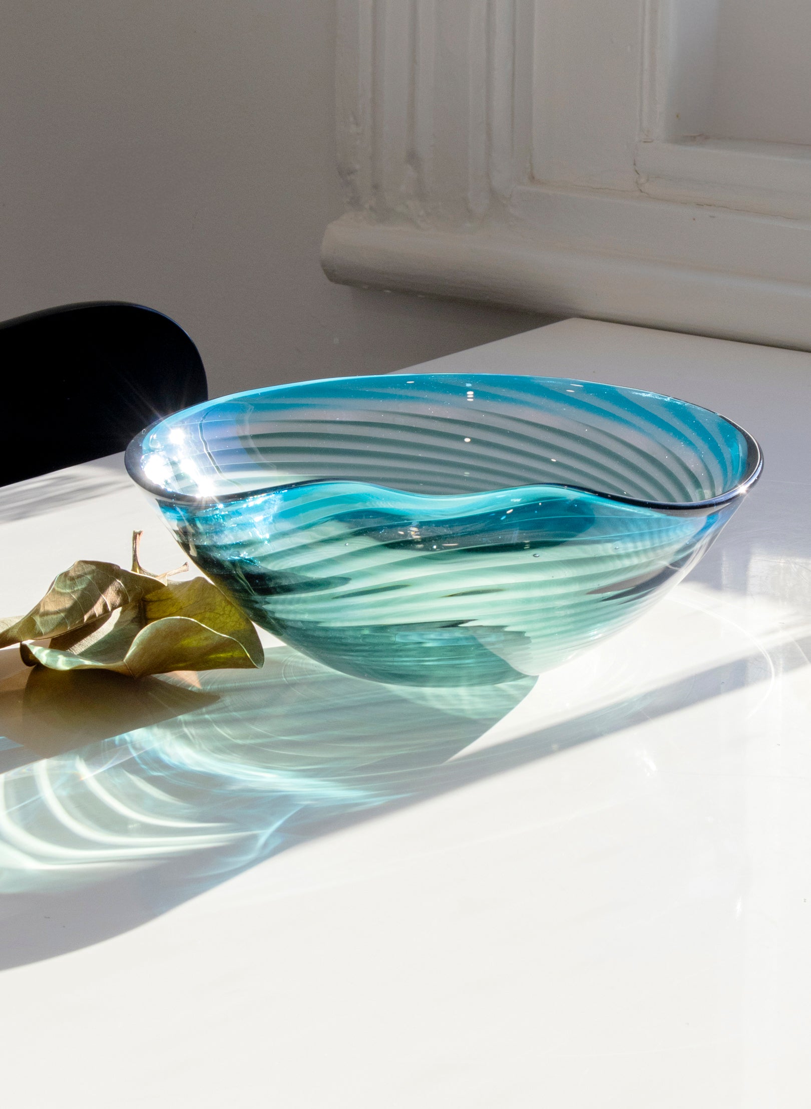 Feather Bowl - Jade Tide